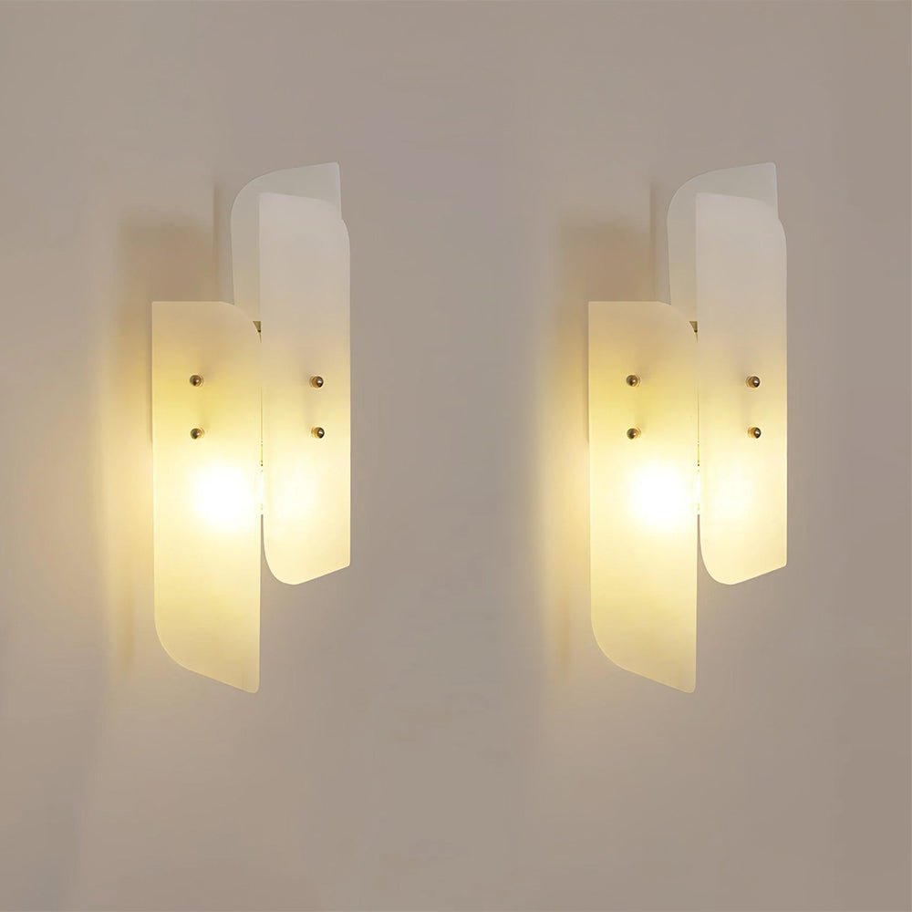 Megalith Alabaster Wall Light, Hardwired Wall Sconce, detail 12