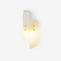 Megalith Alabaster Wall Light, Hardwired Wall Sconce, Brass, ∅ 5.9″ x H 15.7″