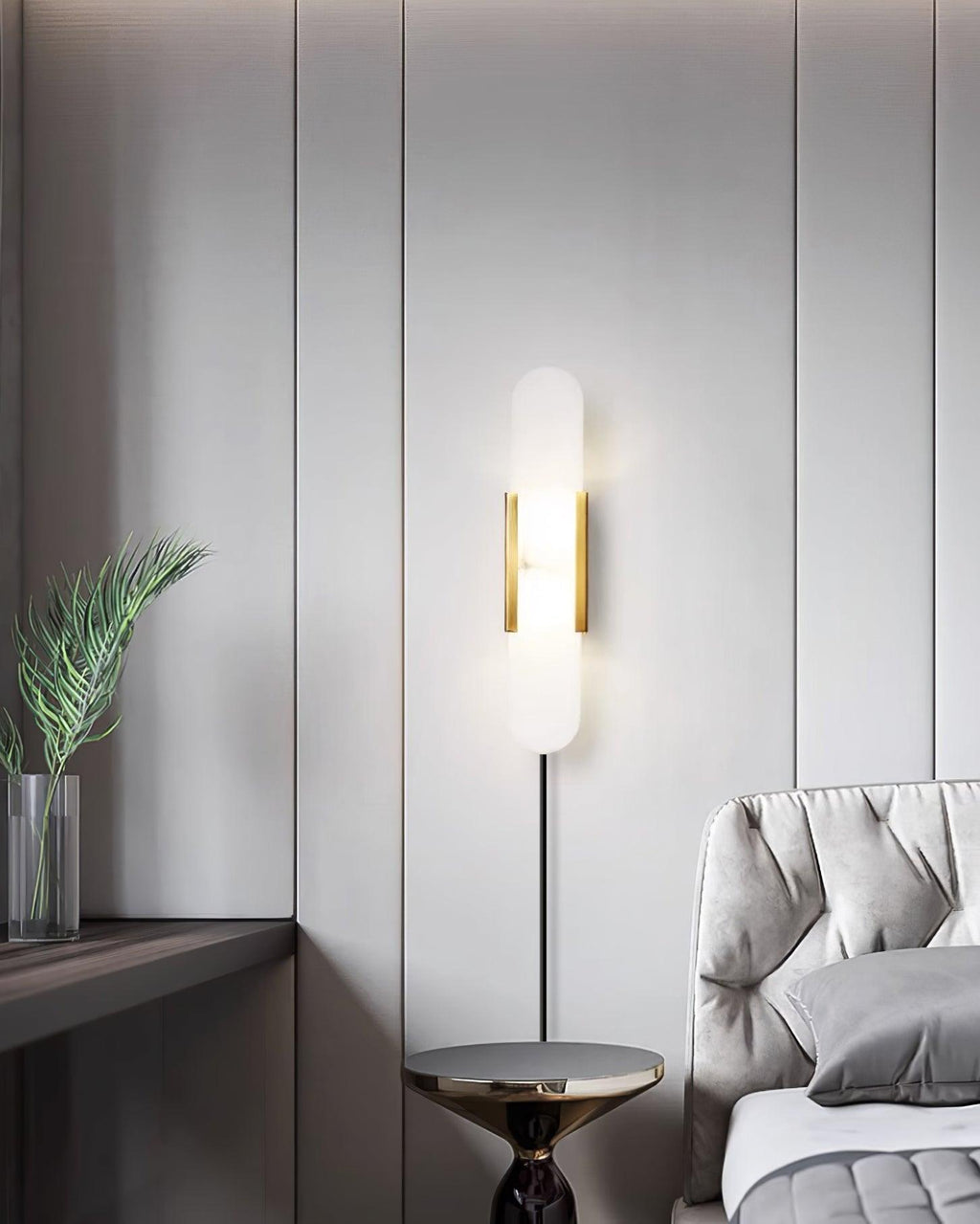 Melange Elongated Plug-in Lamp bracket Wall Light, Plug-In Wall Sconce, detail 27