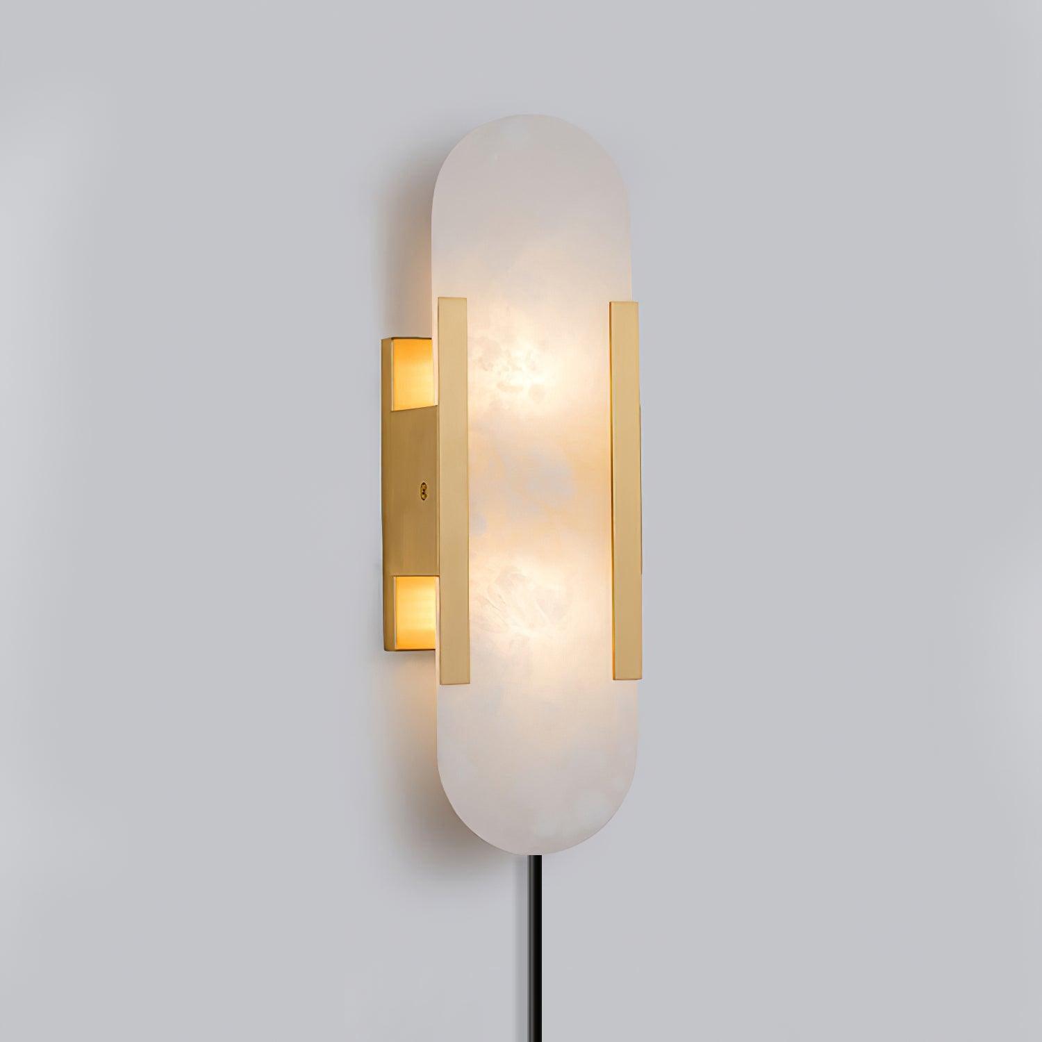 Melange Elongated Plug-in Lamp bracket Wall Light, Plug-In Wall Sconce, detail 28