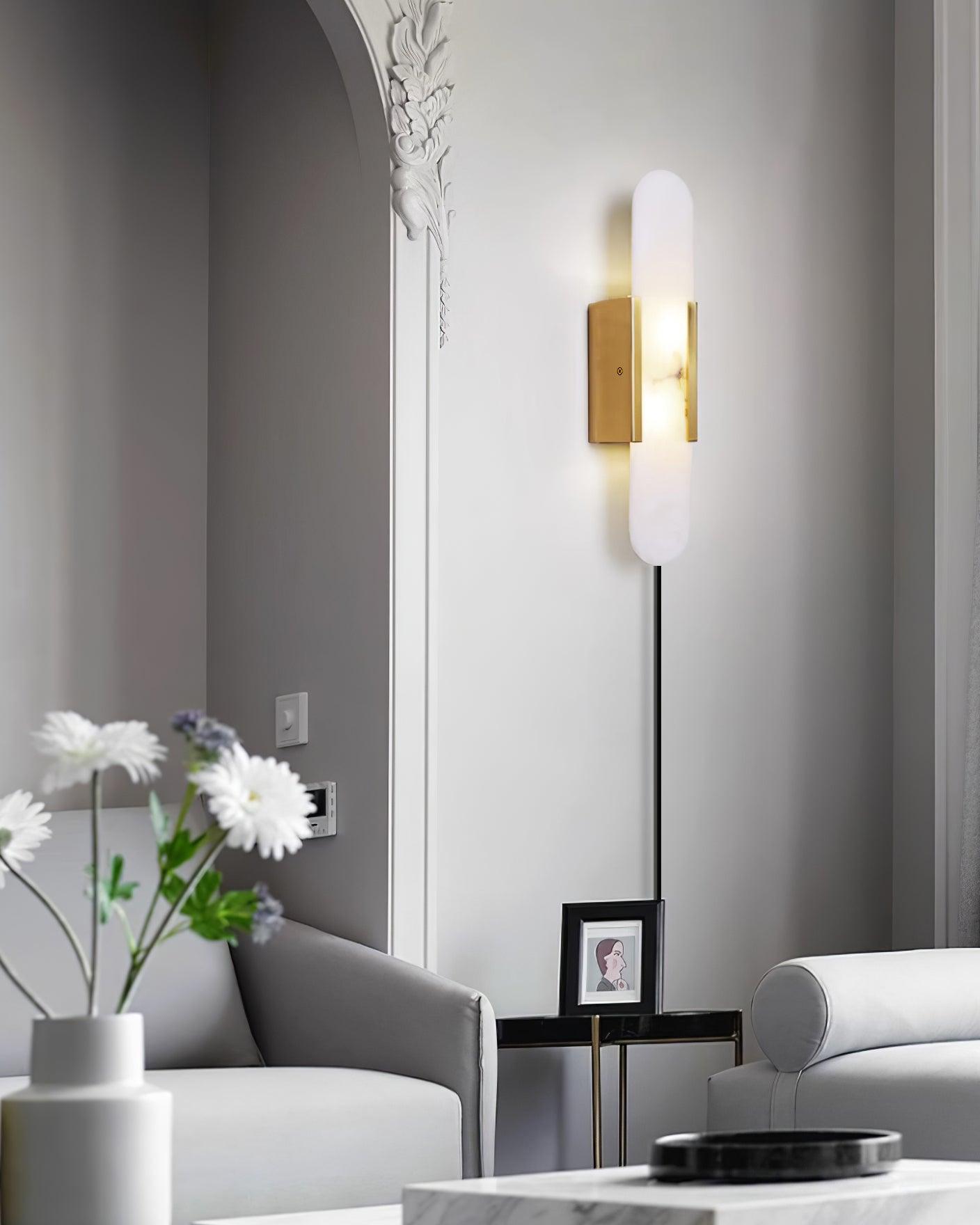Melange Elongated Plug-in Lamp bracket Wall Light, Plug-In Wall Sconce, detail 29