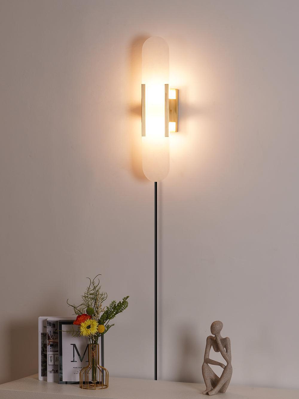 Melange Elongated Plug-in Lamp bracket Wall Light, Plug-In Wall Sconce, detail 33