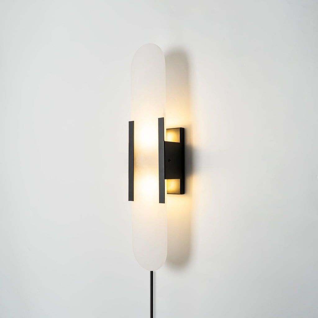 Melange Elongated Plug-in Lamp bracket Wall Light, Plug-In Wall Sconce, detail 52