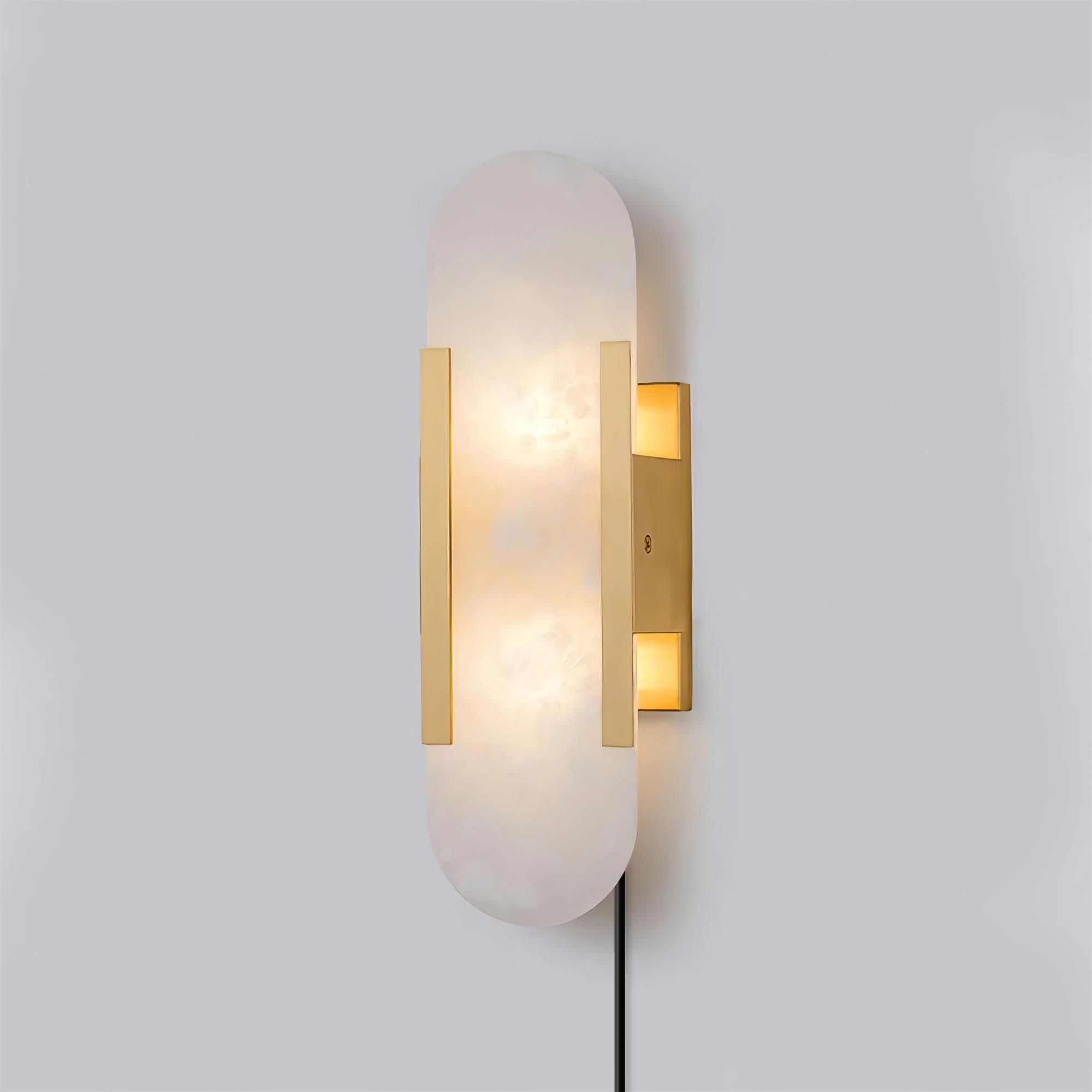 Melange Elongated Plug-in Lamp bracket Wall Light, Plug-In Wall Sconce, detail 53