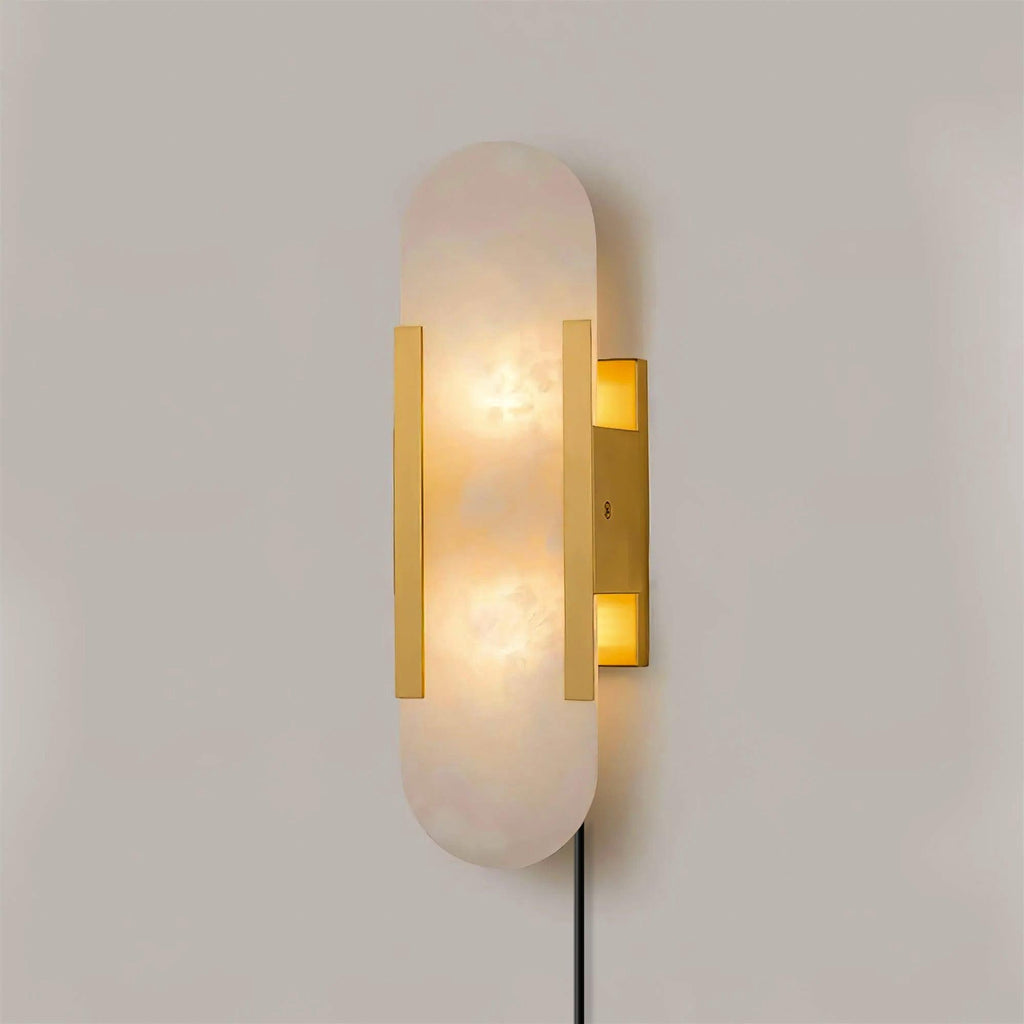 Melange Elongated Plug-in Lamp bracket Wall Light, Plug-In Wall Sconce, detail 49