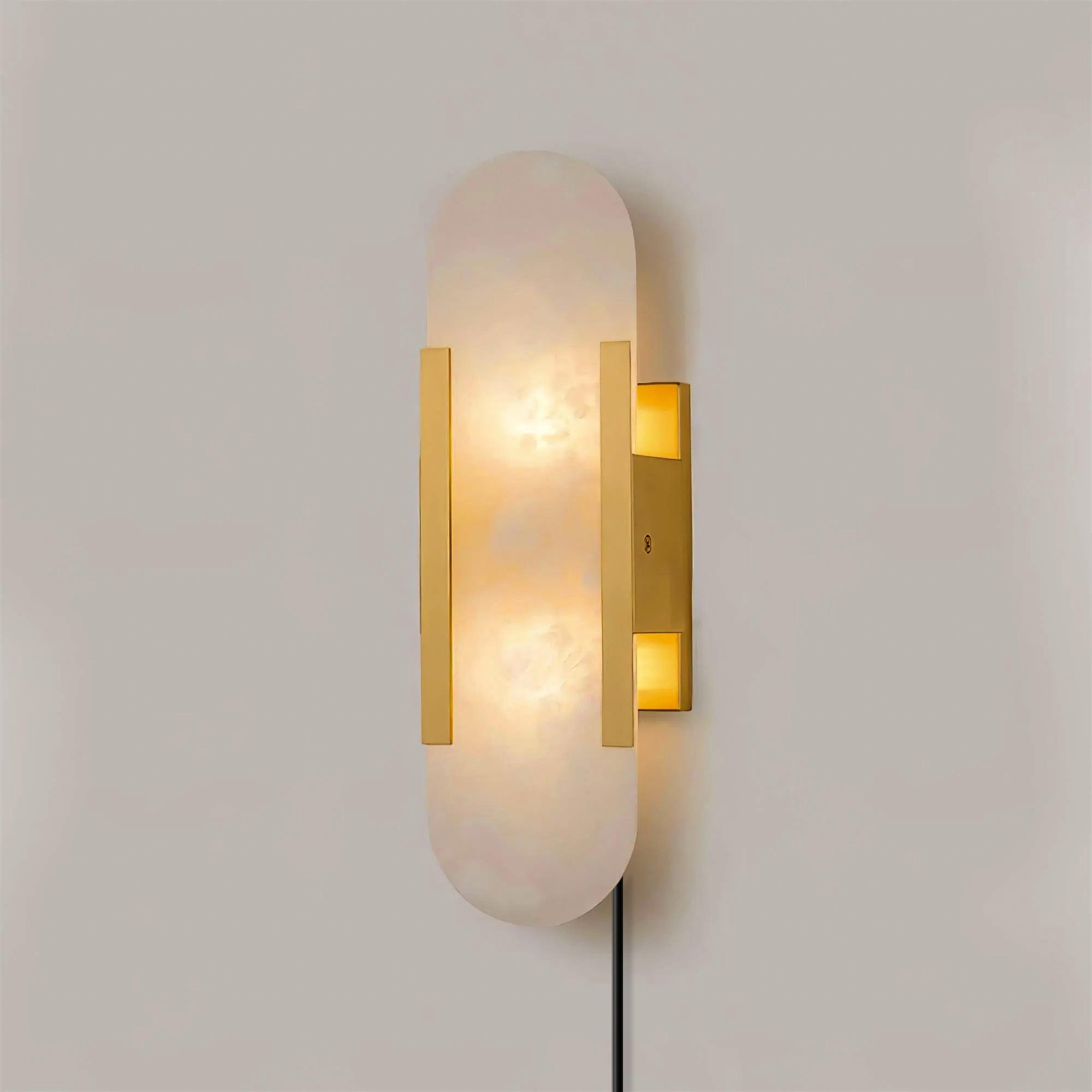 Melange Elongated Plug-in Lamp bracket Wall Light, Plug-In Wall Sconce, detail 49