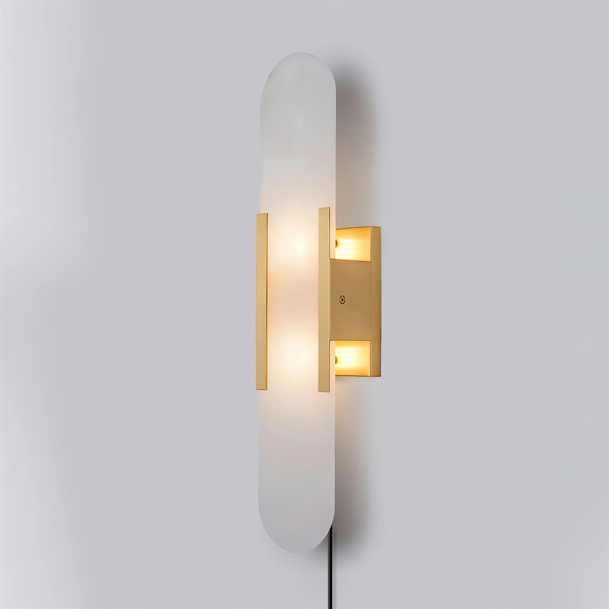 Melange Elongated Plug-in Lamp bracket Wall Light, Plug-In Wall Sconce, detail 54