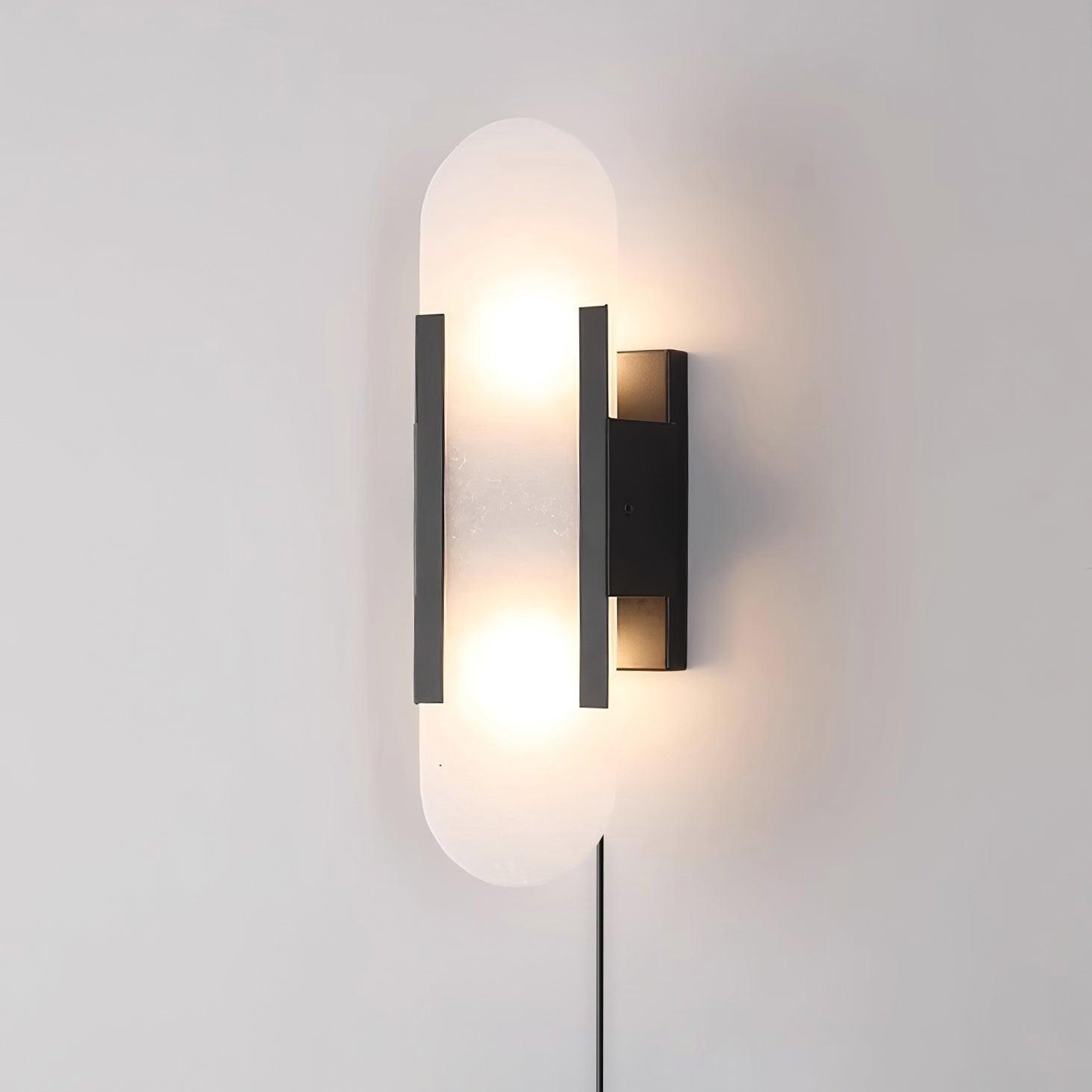 Melange Elongated Plug-in Lamp bracket Wall Light, Plug-In Wall Sconce, detail 13