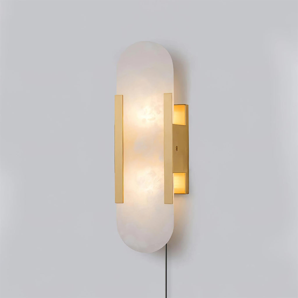 Melange Elongated Plug-in Lamp bracket Wall Light, Plug-In Wall Sconce, detail 17