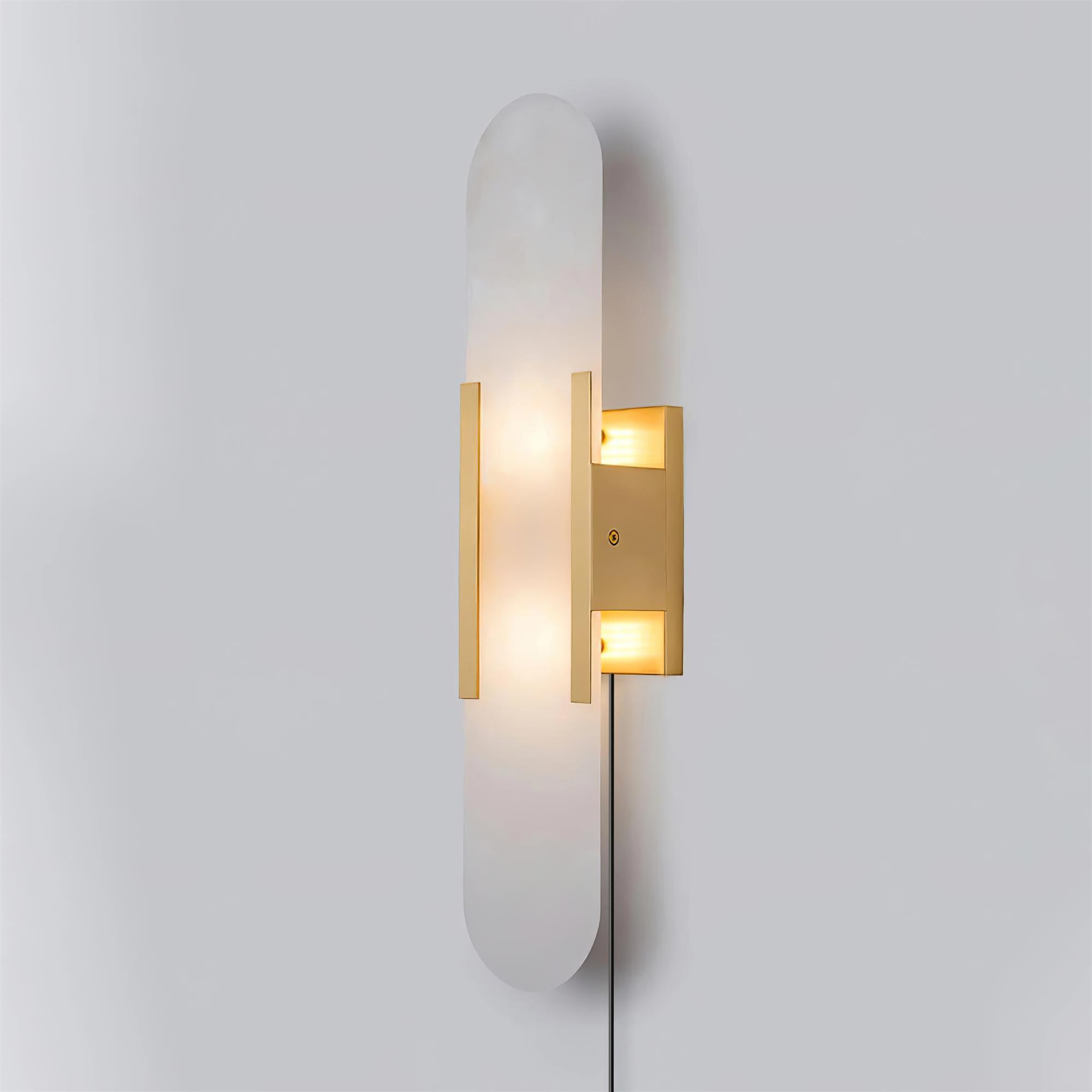 Melange Elongated Plug-in Lamp bracket Wall Light, Plug-In Wall Sconce, detail 16