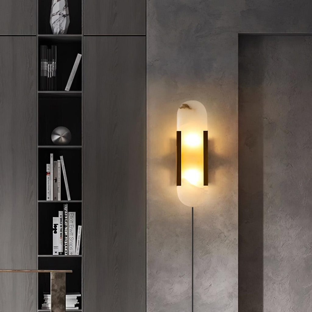Melange Elongated Plug-in Lamp bracket Wall Light, Plug-In Wall Sconce, detail 9