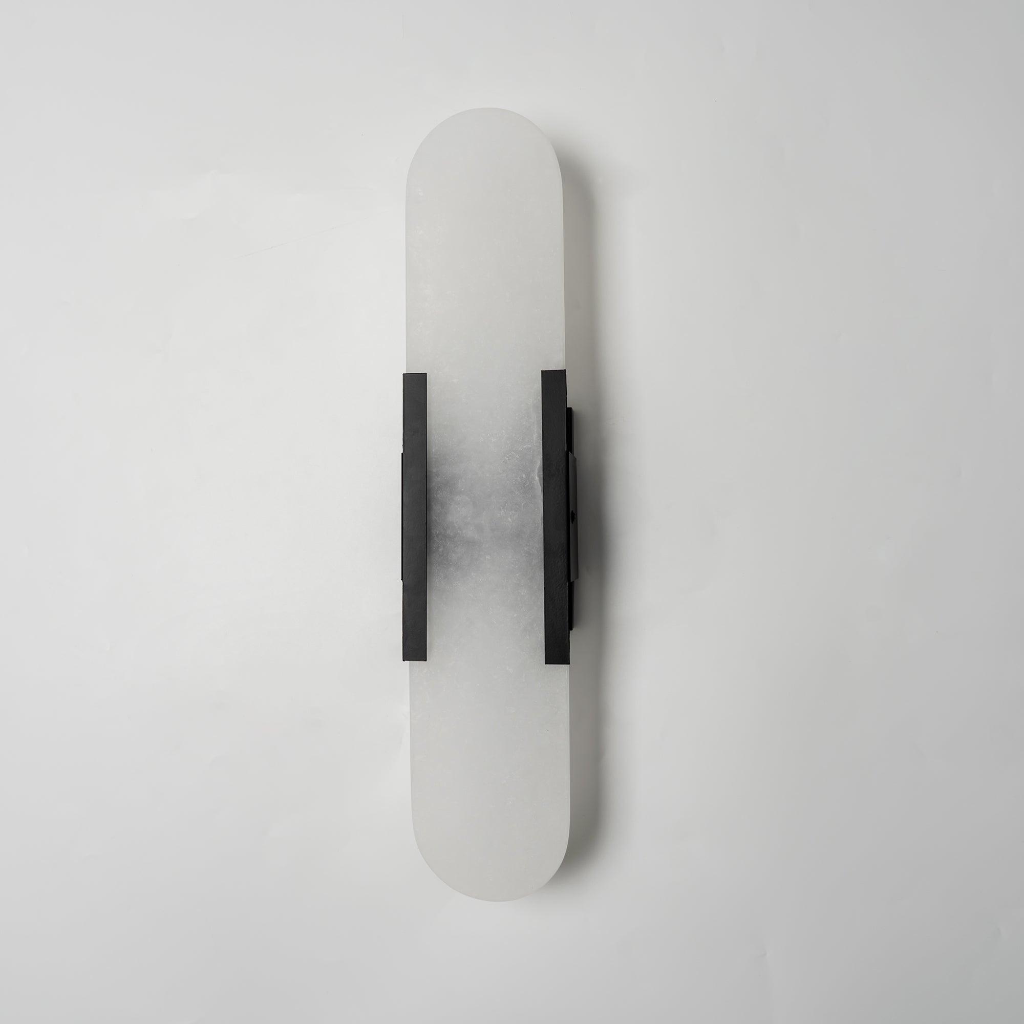 Melange Elongated Alabaster Wall Light Wall Light, Hardwired Wall Sconce, detail 50