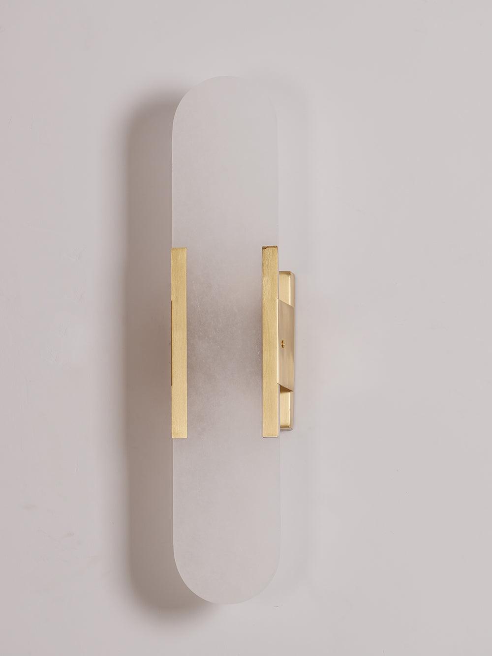 Melange Elongated Alabaster Wall Light Wall Light, Hardwired Wall Sconce, detail 52