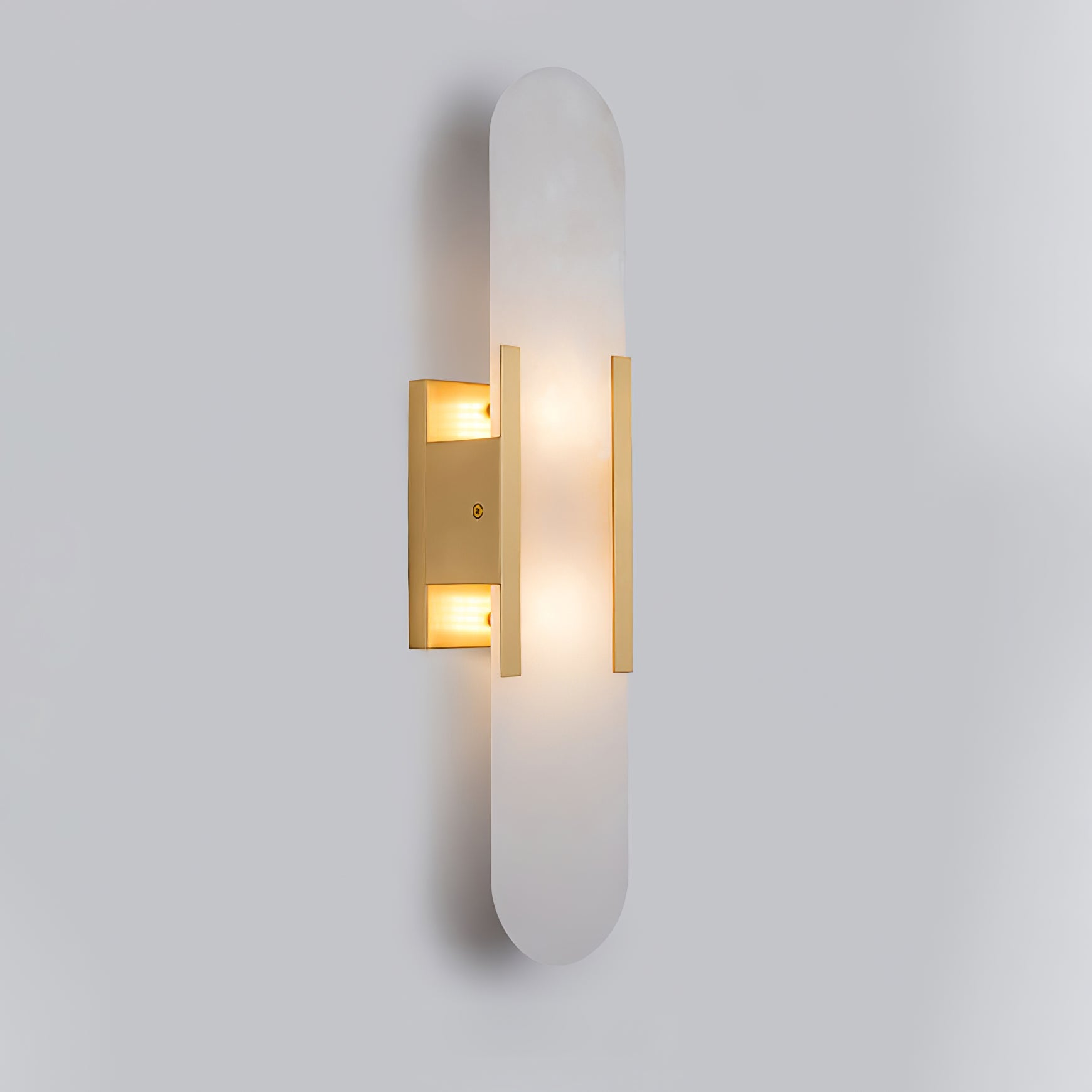 Melange Elongated Alabaster Wall Light Wall Light, Hardwired Wall Sconce, detail 61