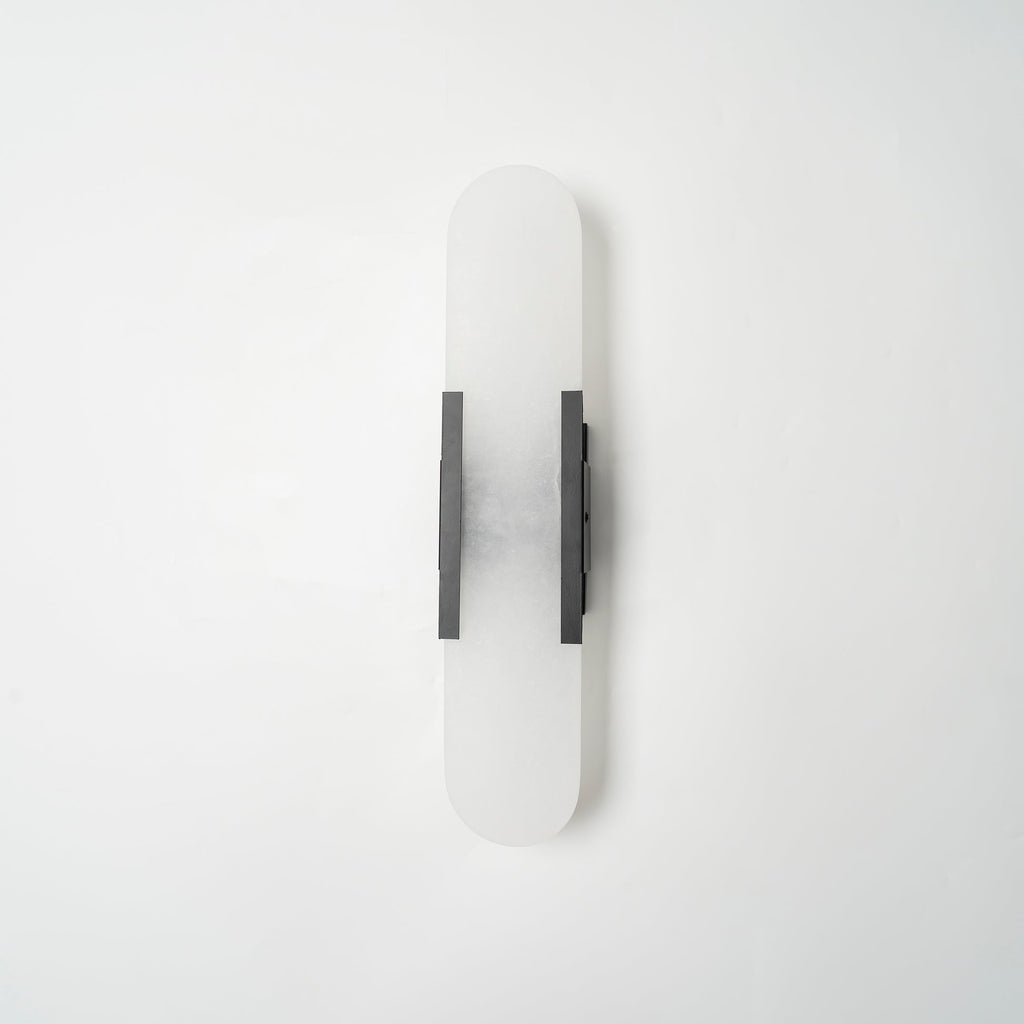Melange Elongated Alabaster Wall Light Wall Light, Hardwired Wall Sconce, detail 75