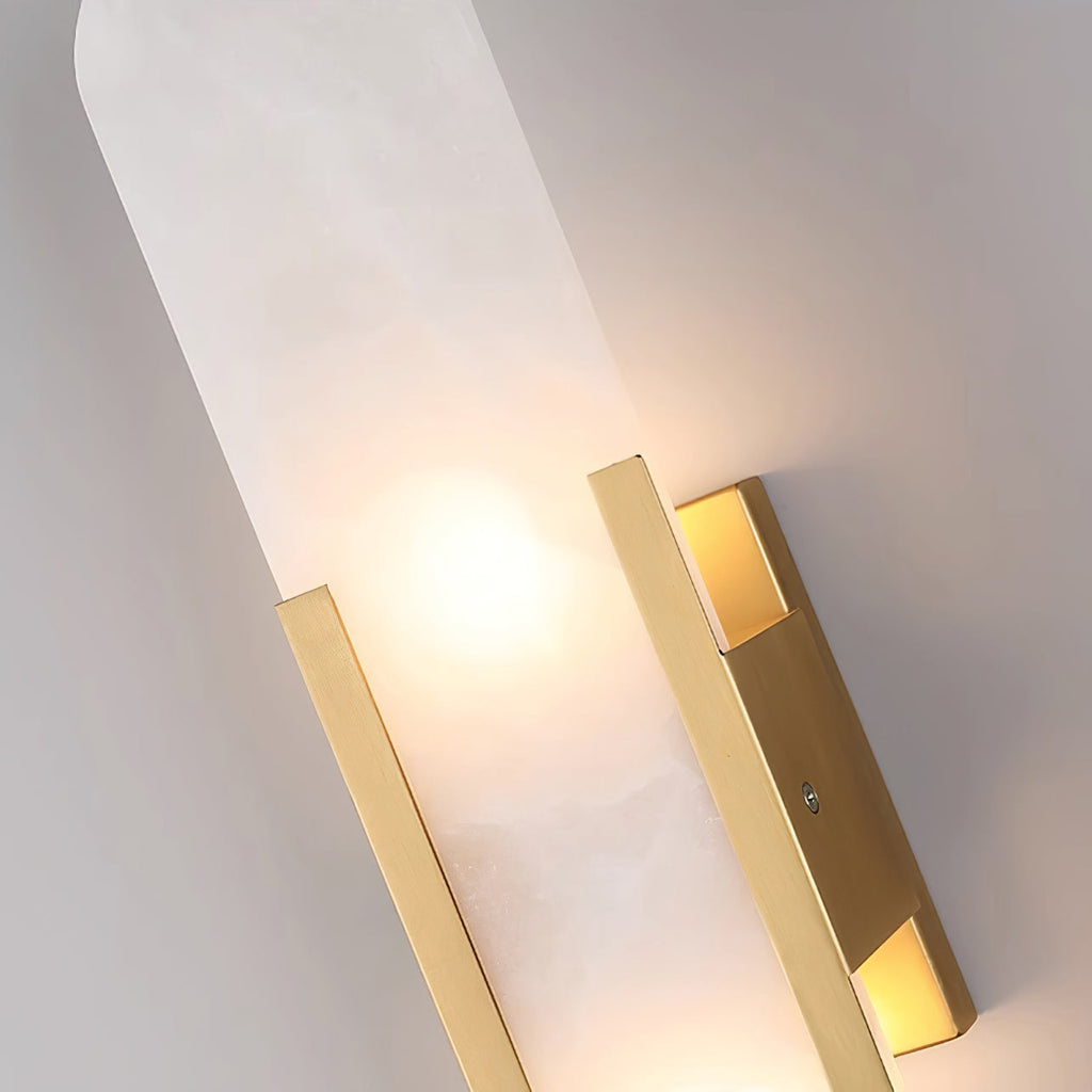 Melange Elongated Alabaster Wall Light Wall Light, Hardwired Wall Sconce, detail 91