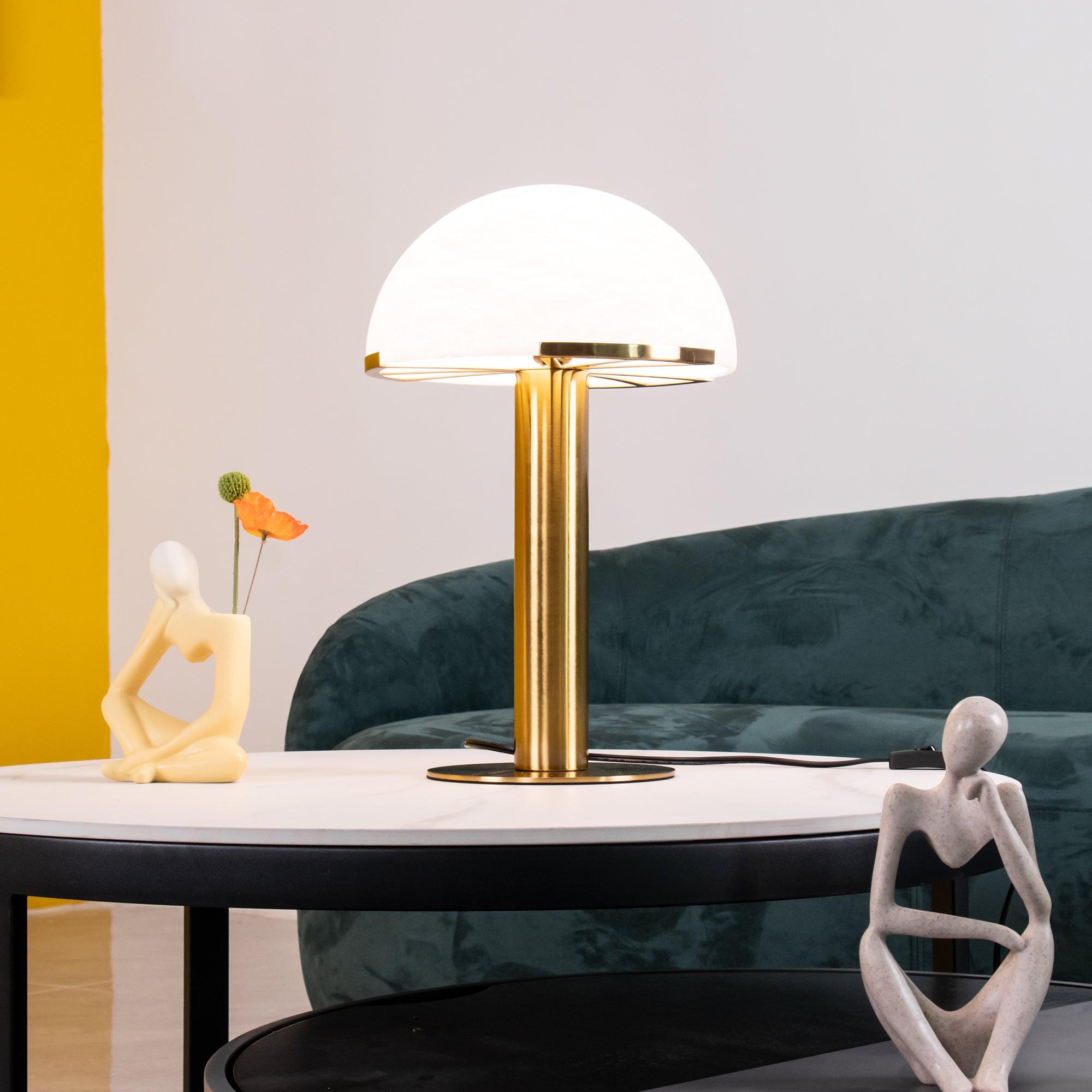 Elegance Alabaster Table Light, Bedside Table Lamp, detail 6