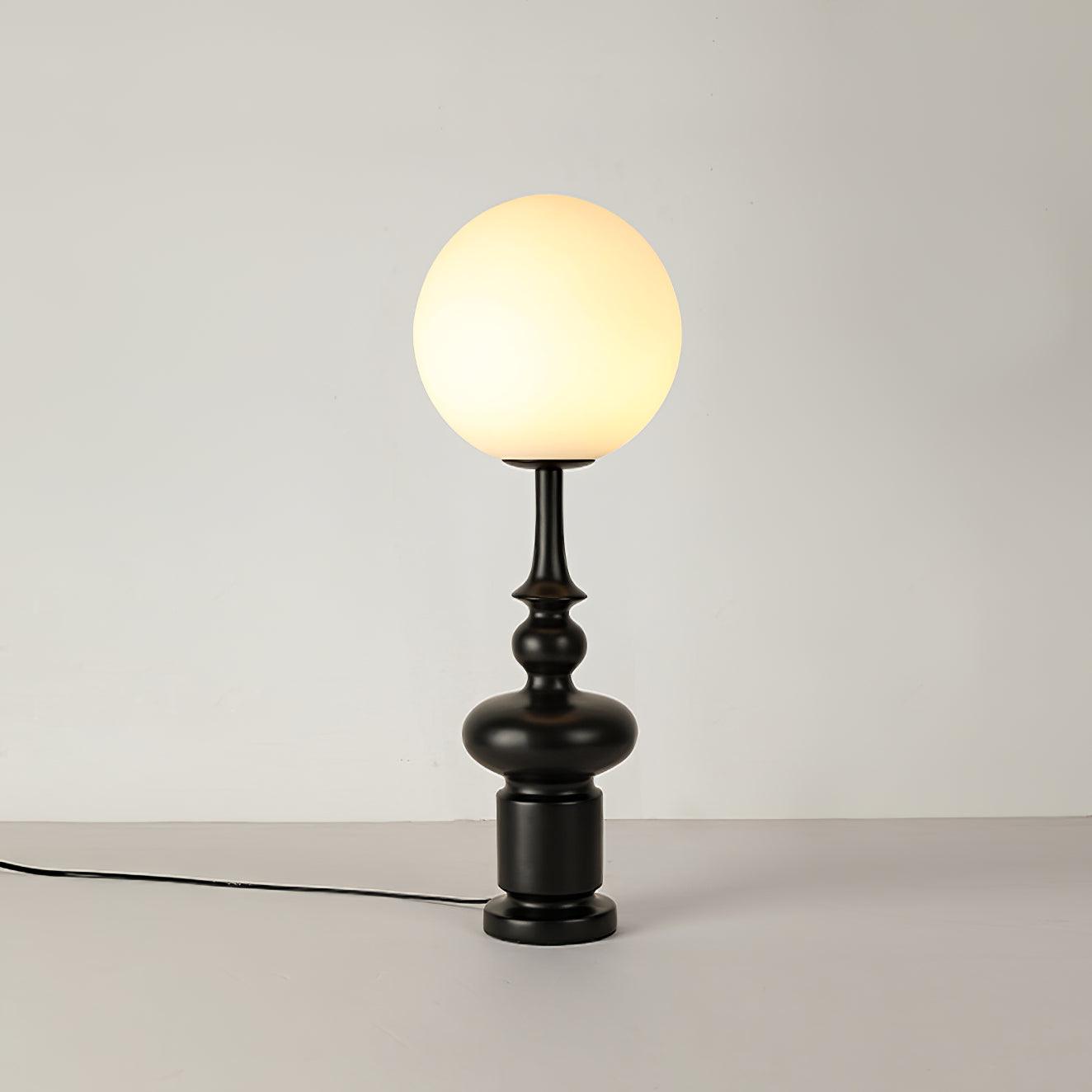 Constance Table Light, Bedside Table Lamp, Resin, ∅ 9.8″ x H 26.8″