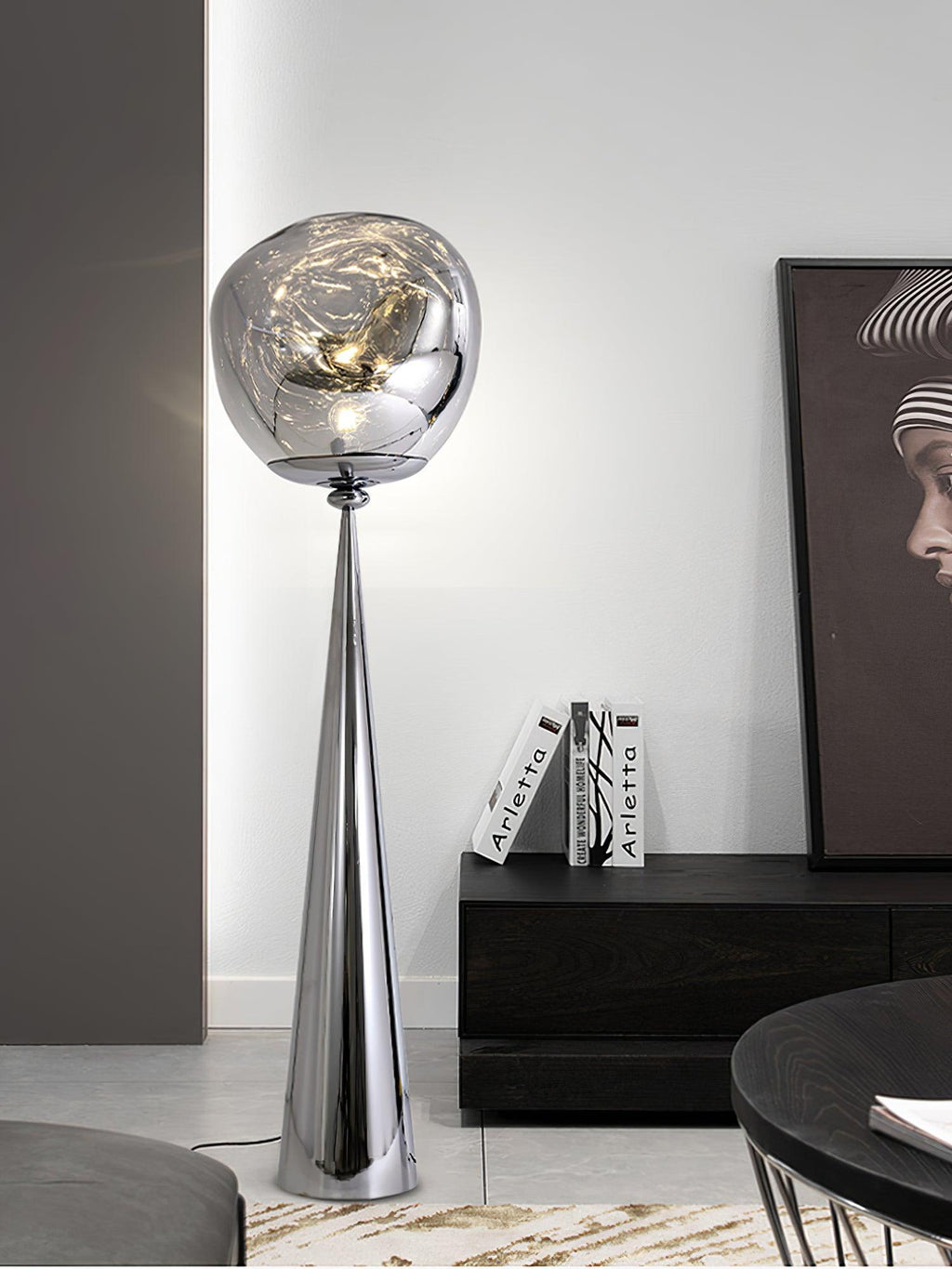 Cone Lava Floor Light, Floor Lamp, detail 6