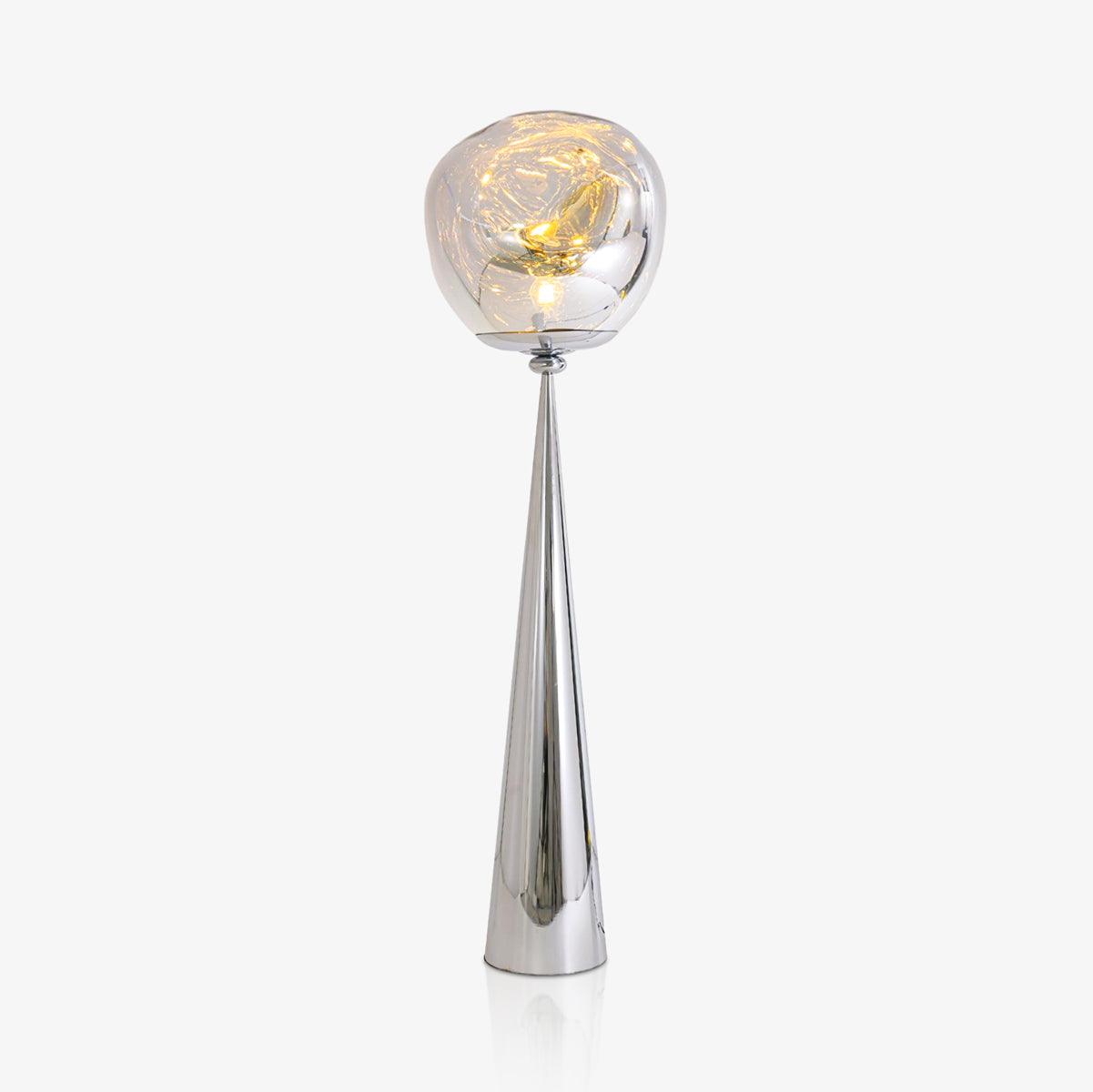 Cone Lava Floor Light, Floor Lamp, Metal, ∅ 17.7″ x H 61″
