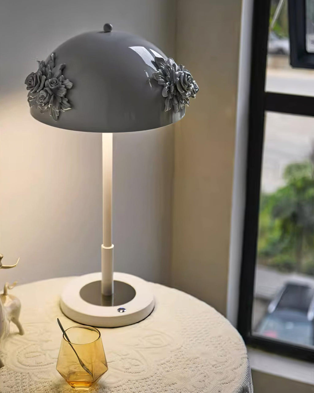 Meni Side Table Light Table Built-in Battery Lamp, Bedside Table Lamp, detail 17