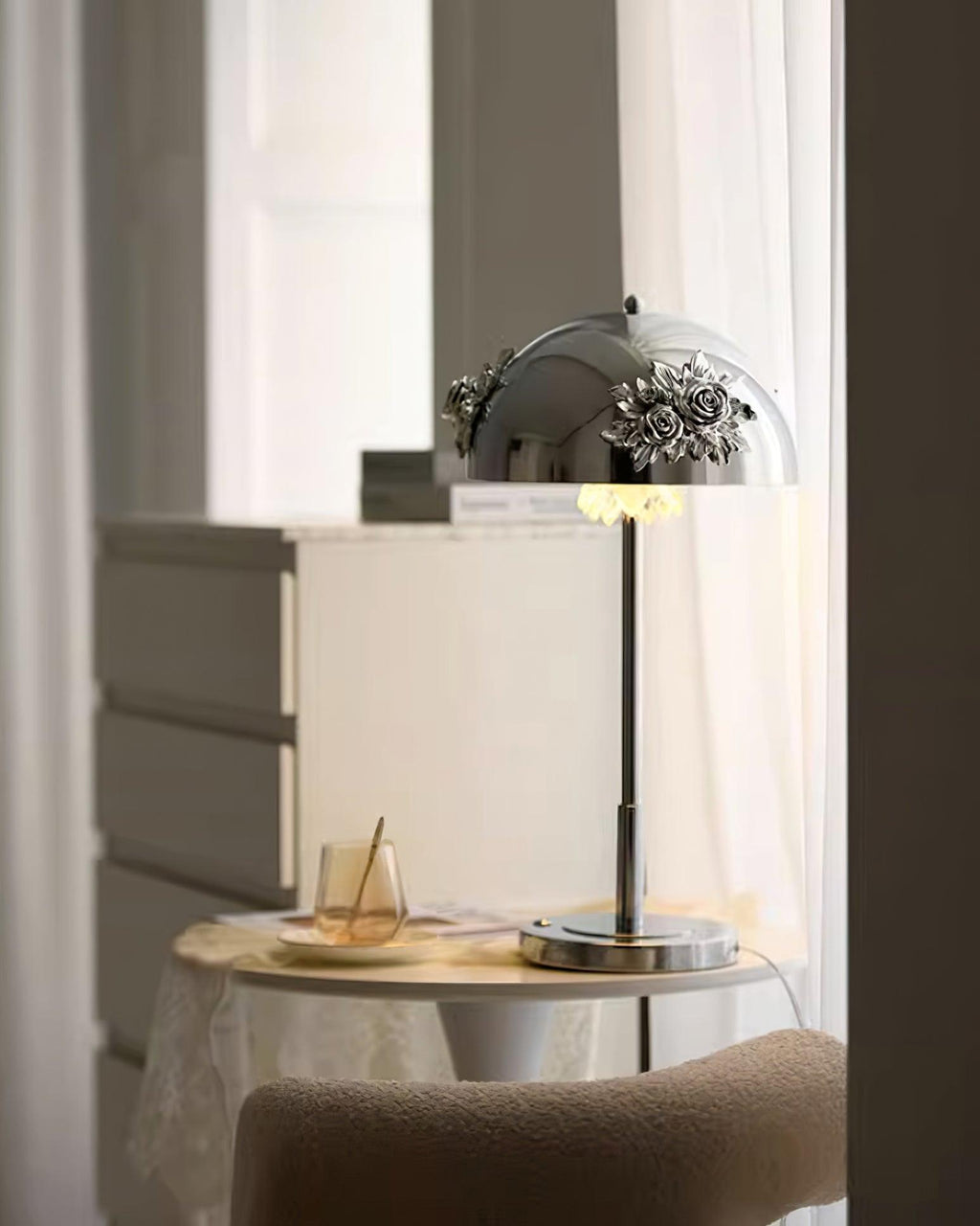 Meni Side Table Light Table Built-in Battery Lamp, Bedside Table Lamp, detail 19
