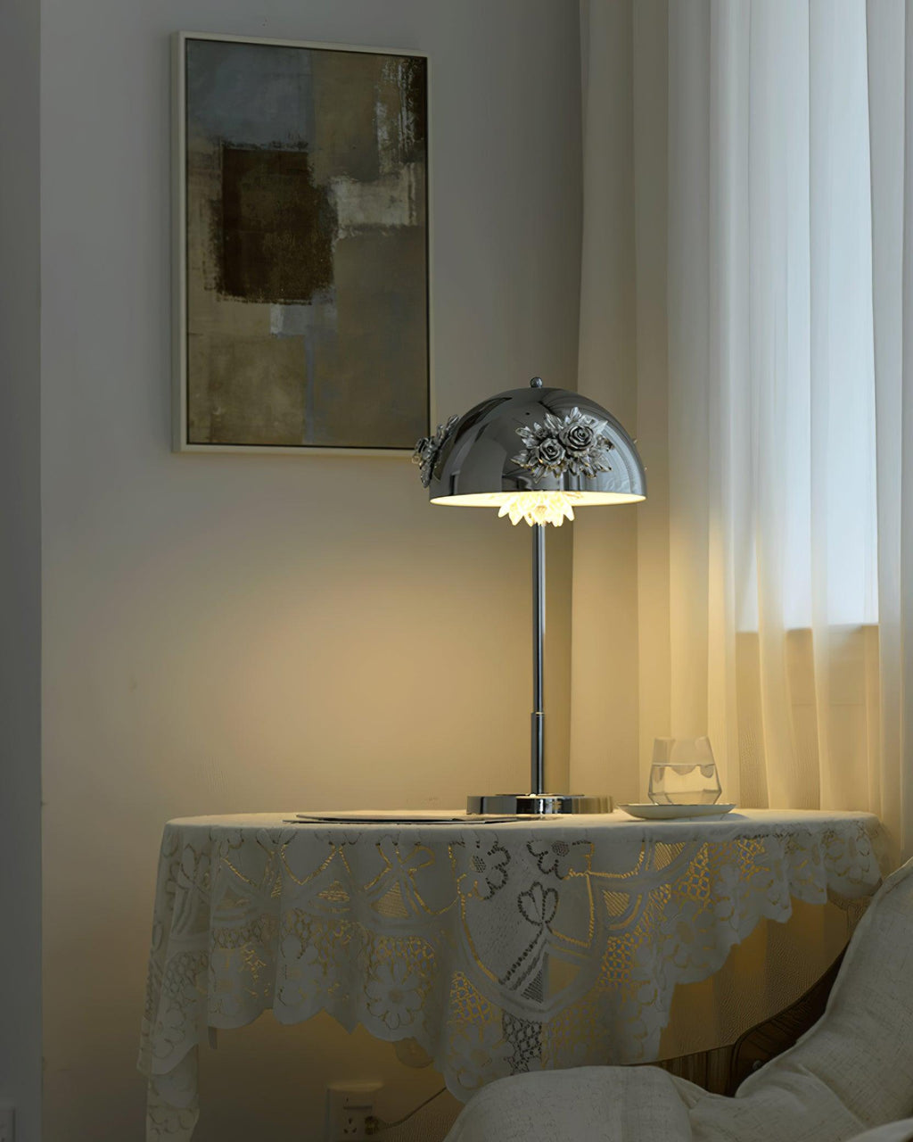 Meni Side Table Light Table Built-in Battery Lamp, Bedside Table Lamp, detail 21