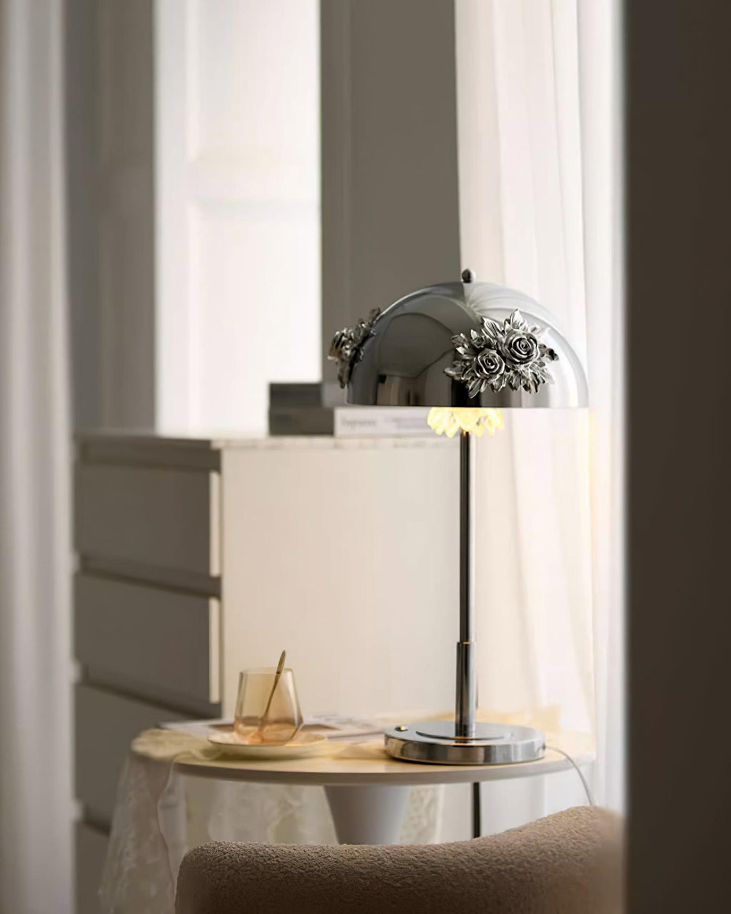 Meni Side Table Light Table Built-in Battery Lamp, Bedside Table Lamp, detail 28