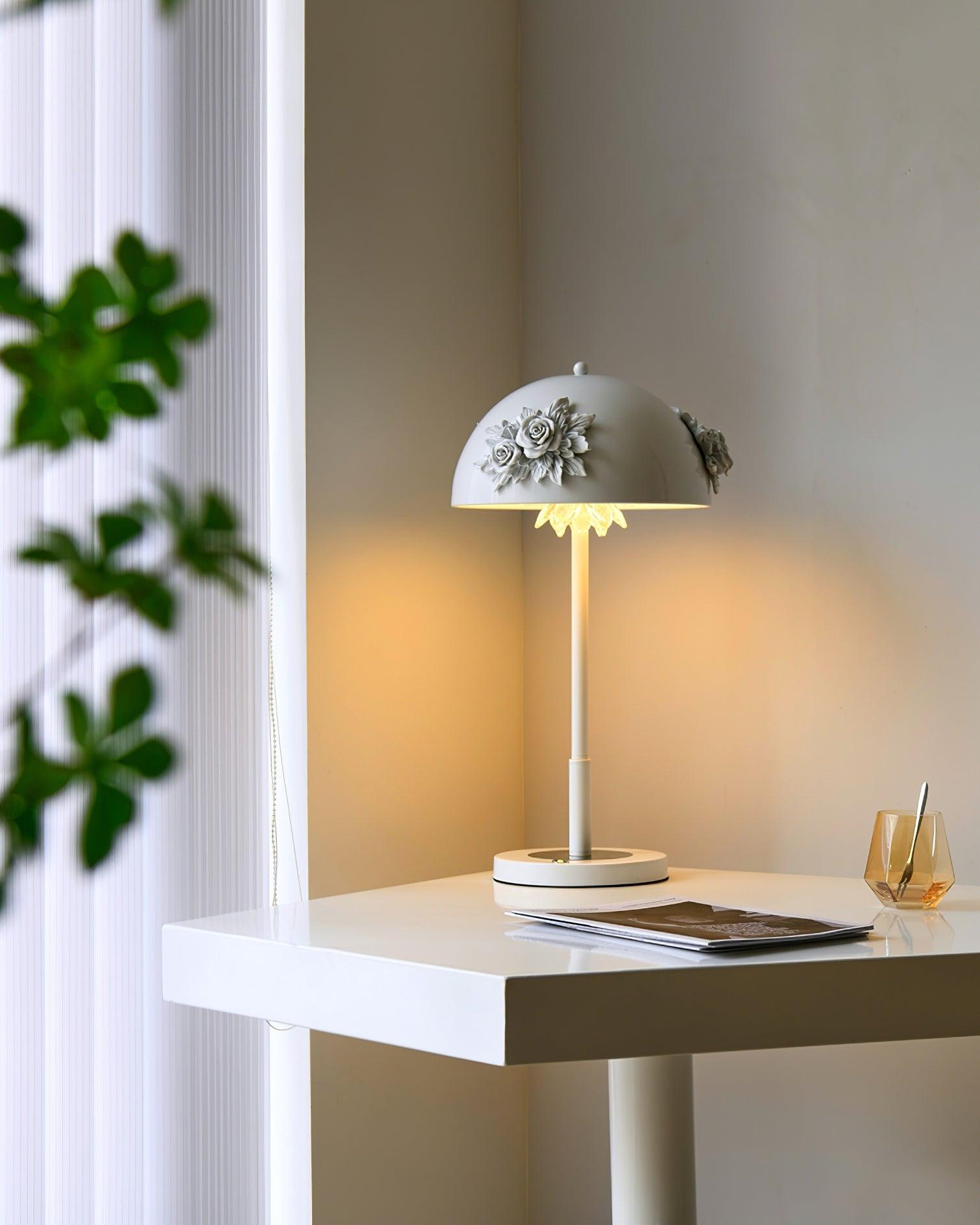 Meni Side Table Light Table Built-in Battery Lamp, Bedside Table Lamp, detail 7