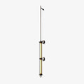 Meridian Vertical Wall Light, Hardwired Wall Sconce, Metal, ∅ 3.9″ x H 47.2″
