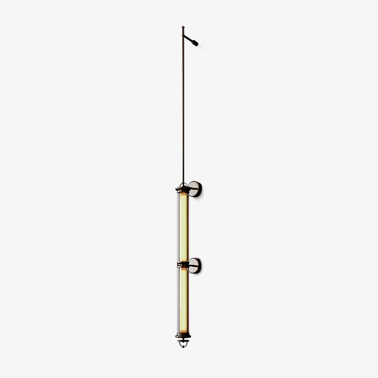 Meridian Vertical Wall Light, Hardwired Wall Sconce, Metal, ∅ 3.9″ x H 47.2″