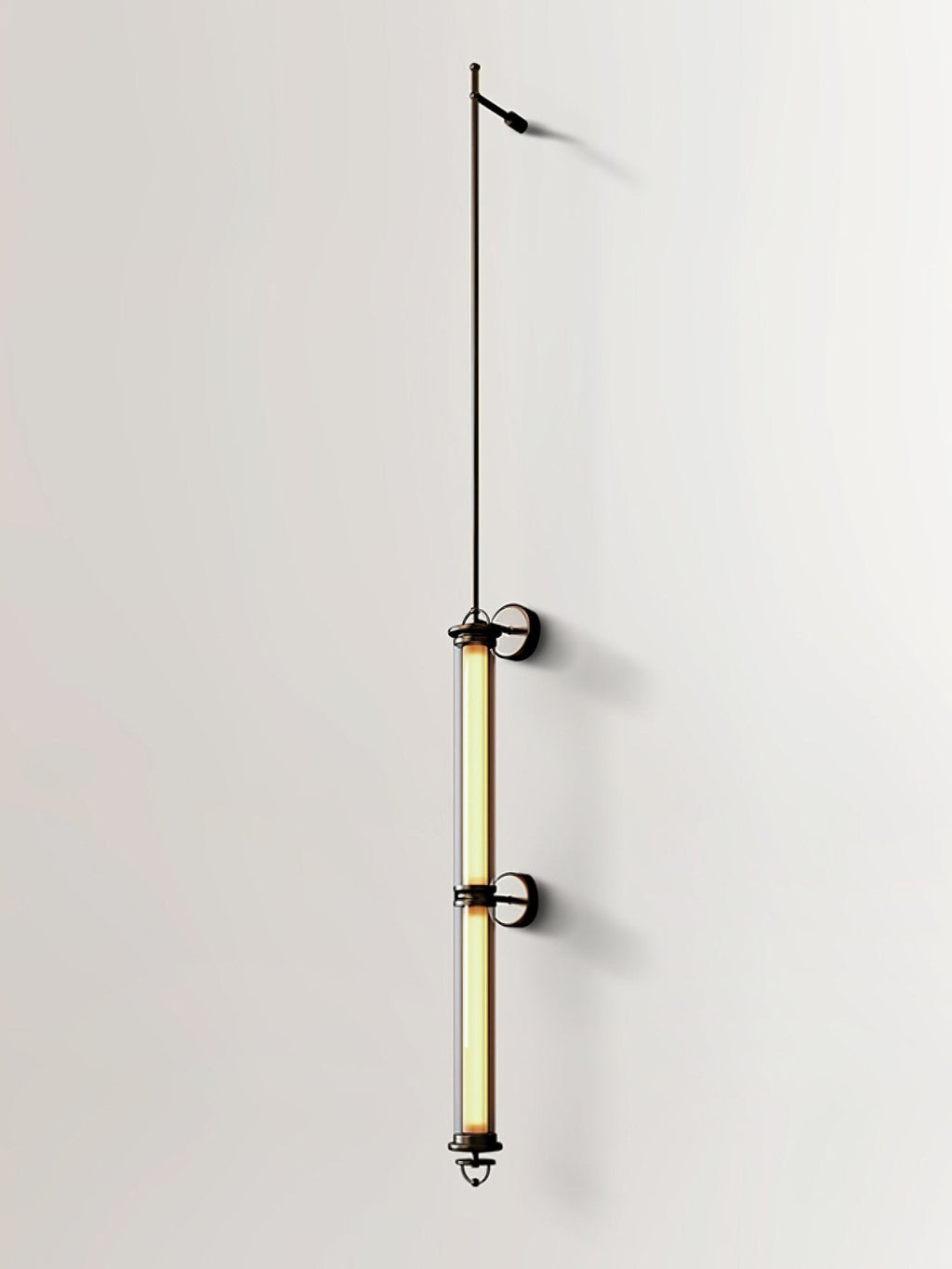 Meridian Vertical Wall Light, Hardwired Wall Sconce, detail 4