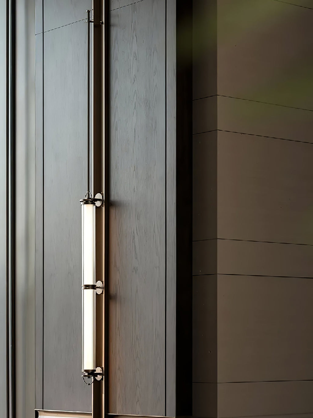Meridian Vertical Wall Light, Hardwired Wall Sconce, detail 10