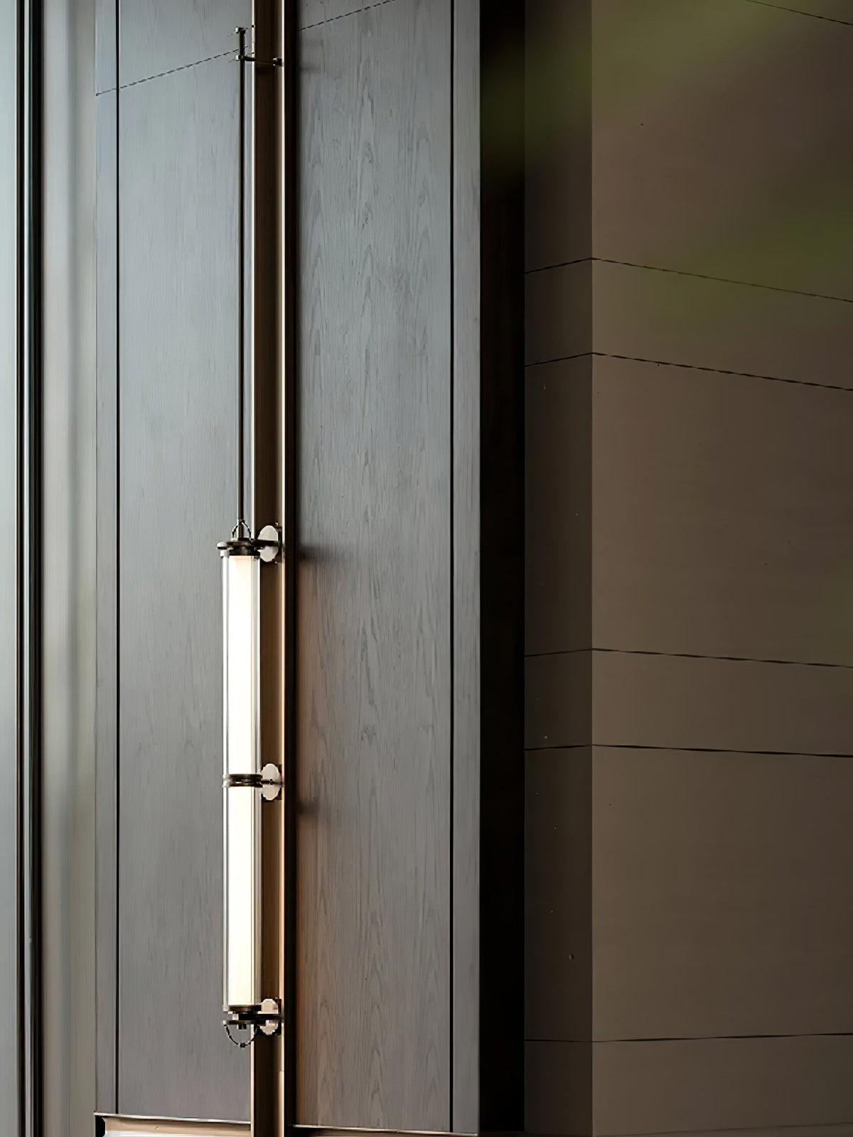 Meridian Vertical Wall Light, Hardwired Wall Sconce, detail 10