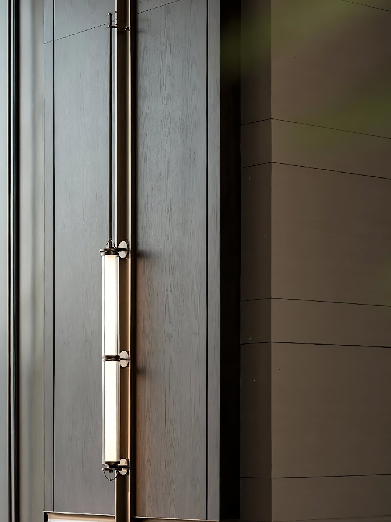 Meridian Vertical Wall Light, Hardwired Wall Sconce, detail 10