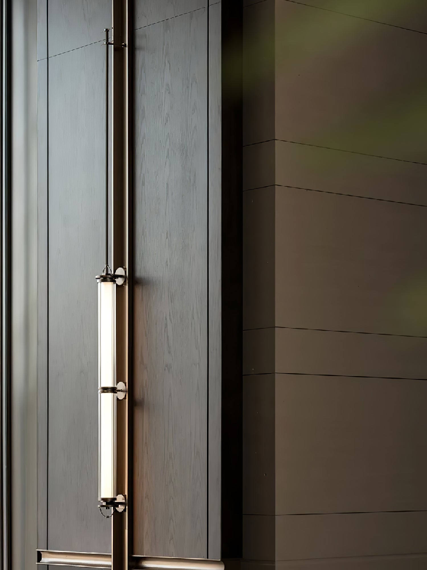Meridian Vertical Wall Light, Hardwired Wall Sconce, detail 11