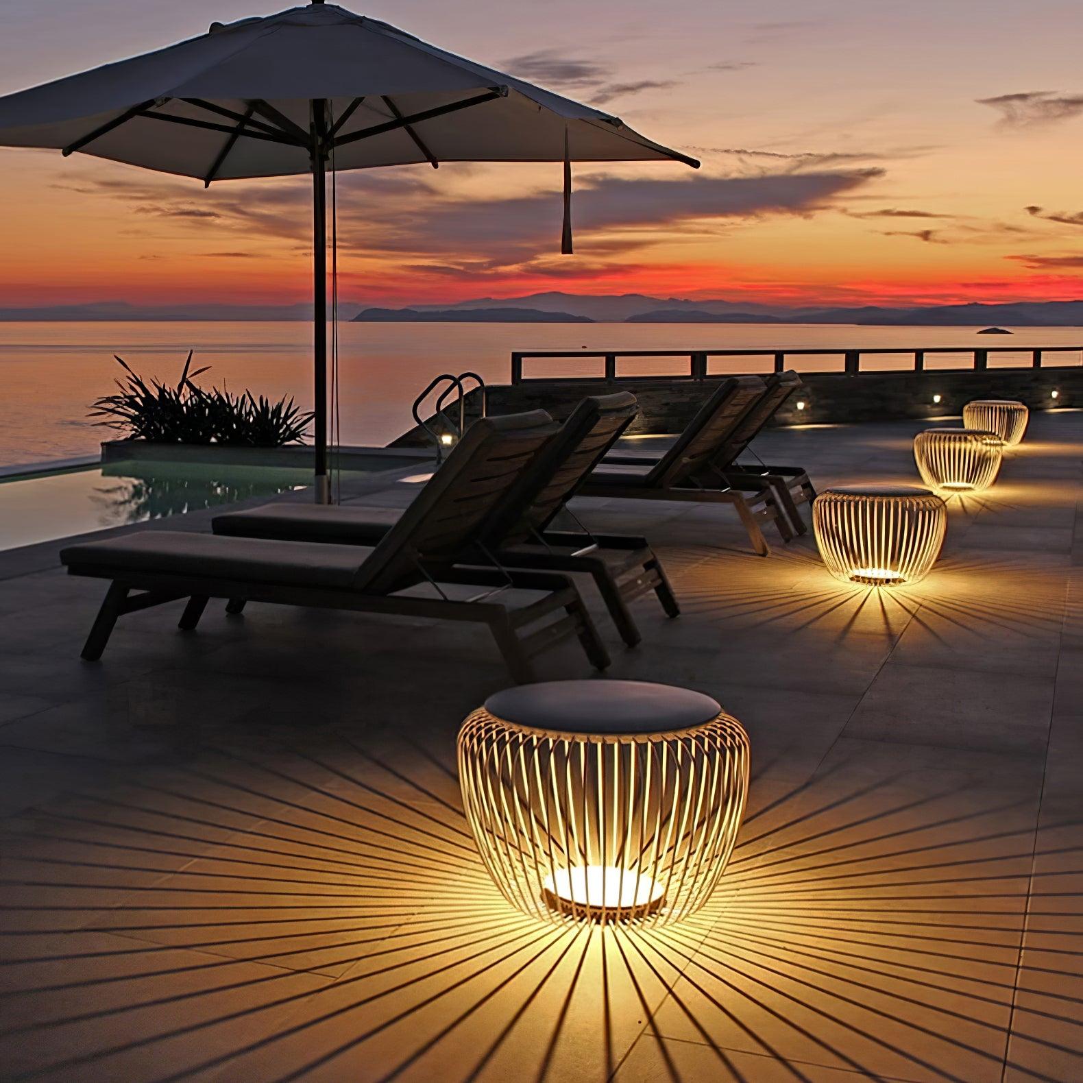 Meridiano Garden Table Lamp, Bedside Table Lamp, detail 4
