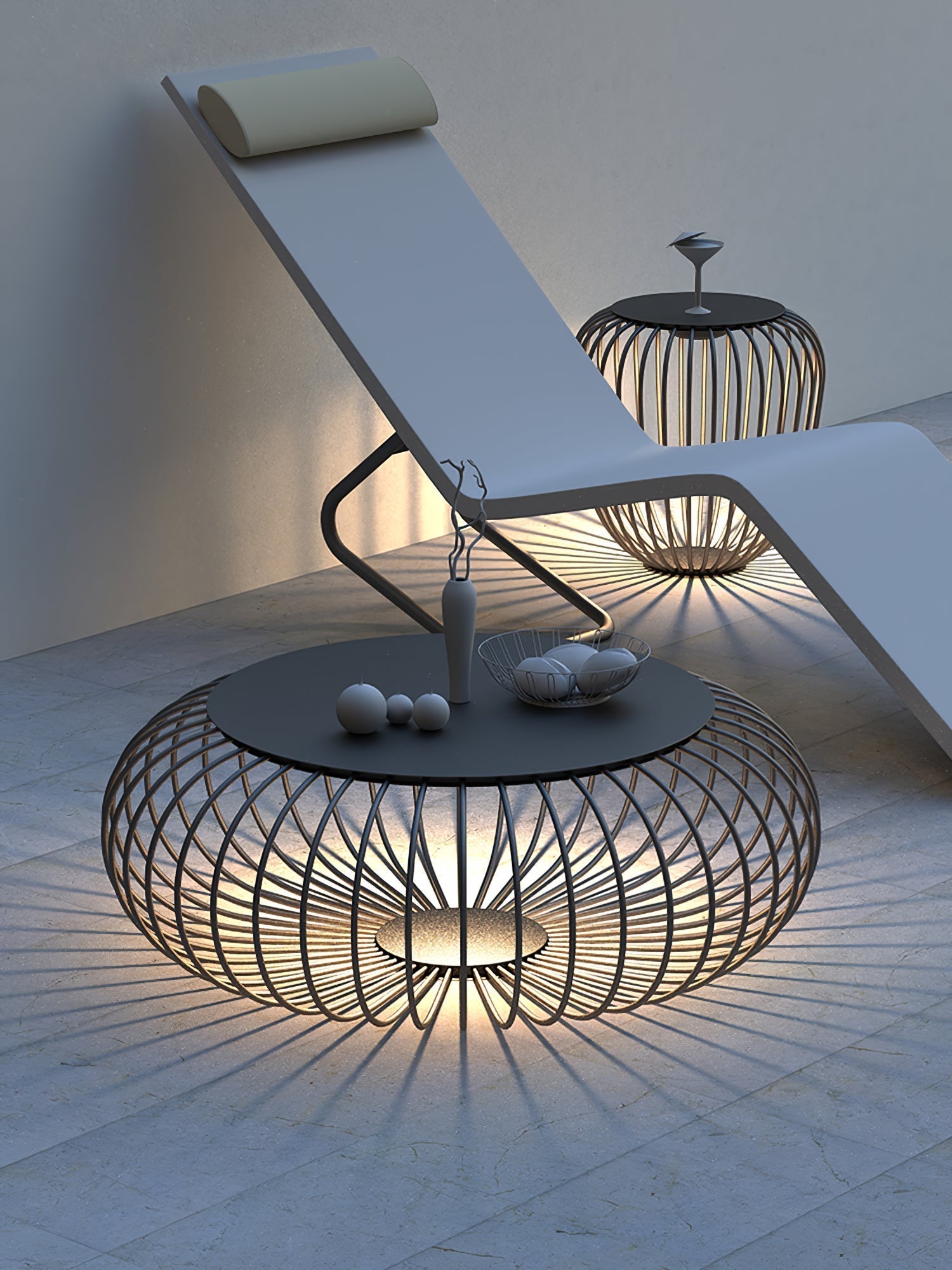 Meridiano Garden Exterior Table Light, Outdoor Wall Light, detail 9