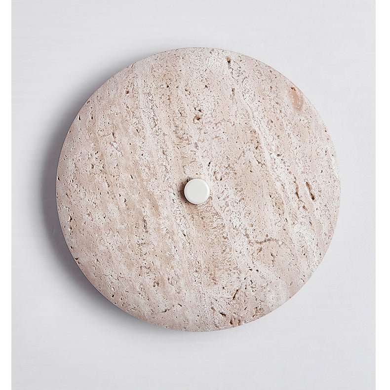 Mesa Travertine Wall Light, Hardwired Wall Sconce, detail 8