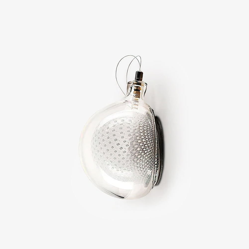 Mesh Glass Wall Light, Bedroom Wall Sconce, detail 2