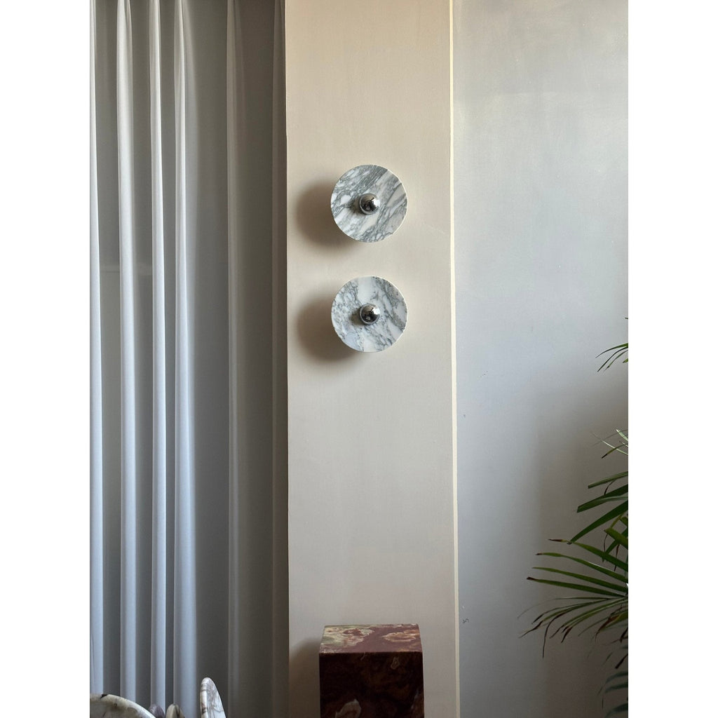 Messier Marble Wall Light, Hardwired Wall Sconce, detail 18