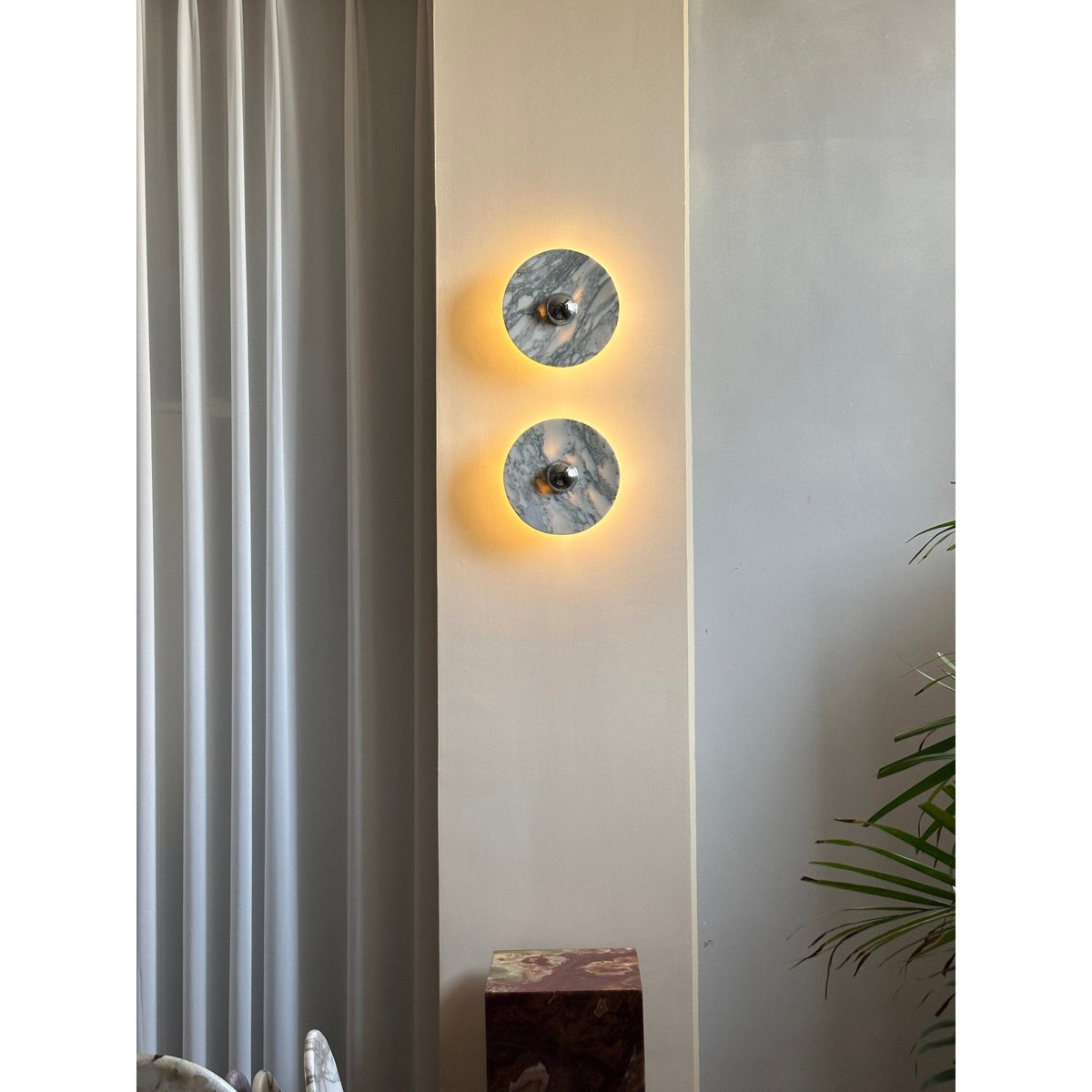 Messier Marble Rechargeable Wall Light, Bathroom Wall Sconce, detail 16
