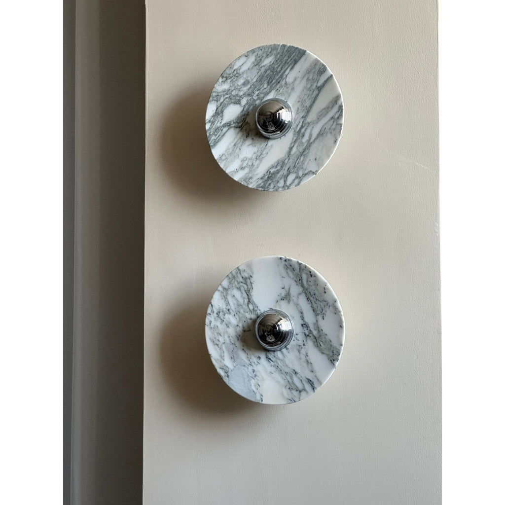 Messier Marble Wall Light, Hardwired Wall Sconce, detail 26
