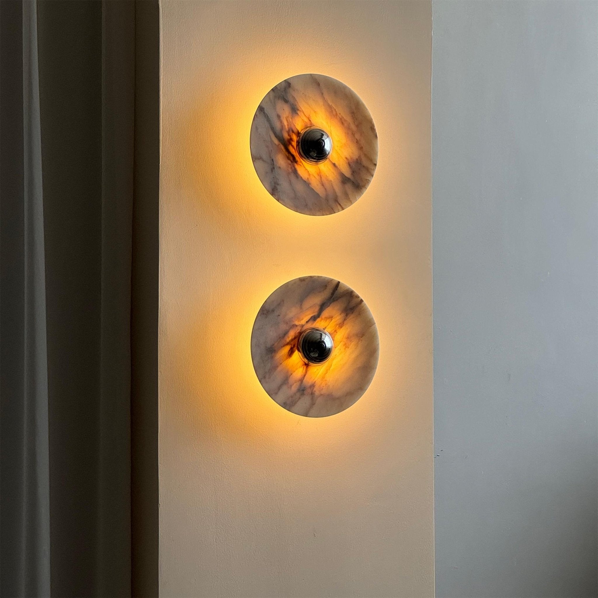 Messier Marble Rechargeable Wall Light, Bathroom Wall Sconce, detail 2