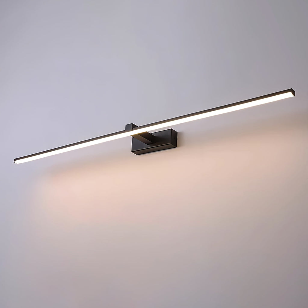 Metal Linear Mirror Wall Light, Hardwired Wall Sconce, detail 29