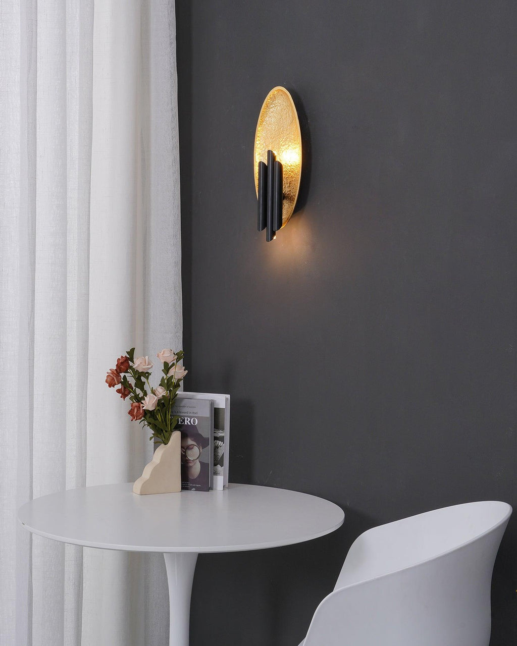 Metal Lamp bracket Wall Light, Bathroom Wall Sconce, detail 8