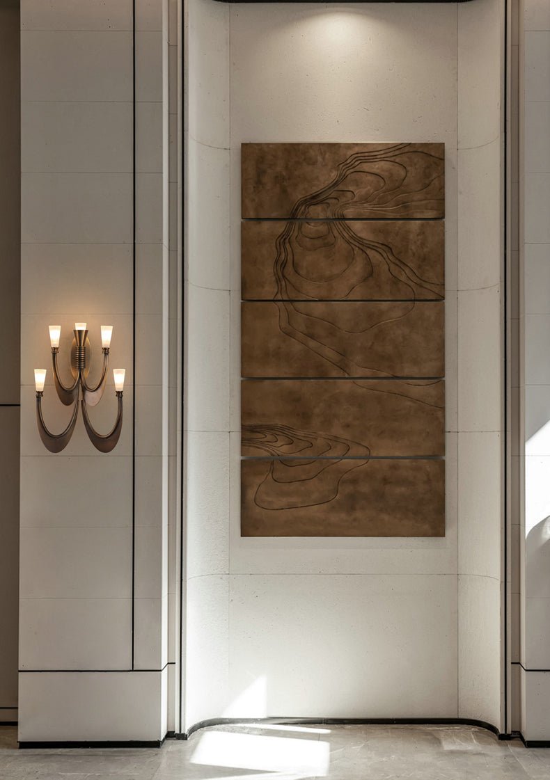 Metropolis Grand Alabaster Wall Light, Hardwired Wall Sconce, detail 12