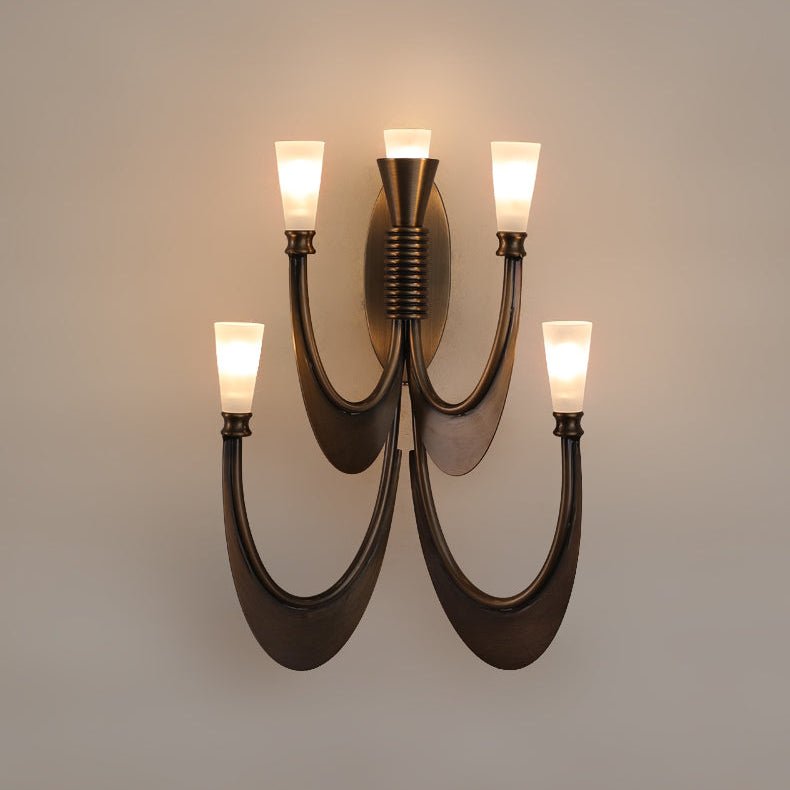 Metropolis Grand Alabaster Wall Light, Hardwired Wall Sconce, detail 14