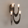 Metropolis Grand Alabaster Wall Light, Hardwired Wall Sconce, Metal, Dia 24cm x H 37cm