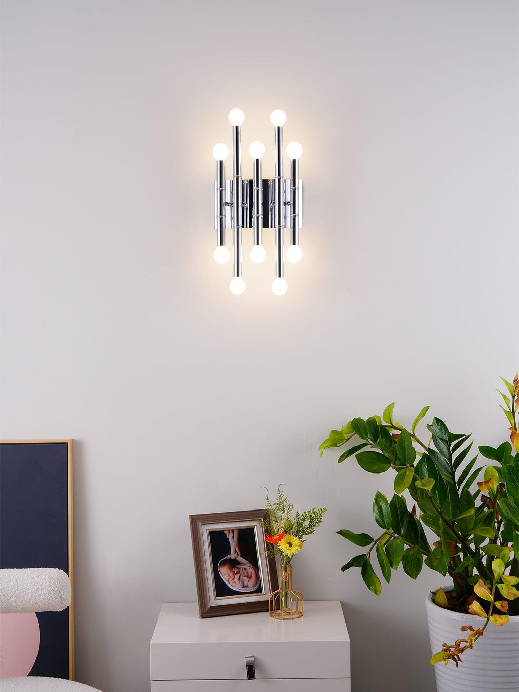 Meurice Sconce Wall Light - Dia 22cm x H 37cm Metal, Hardwired Wall Sconce, detail 7